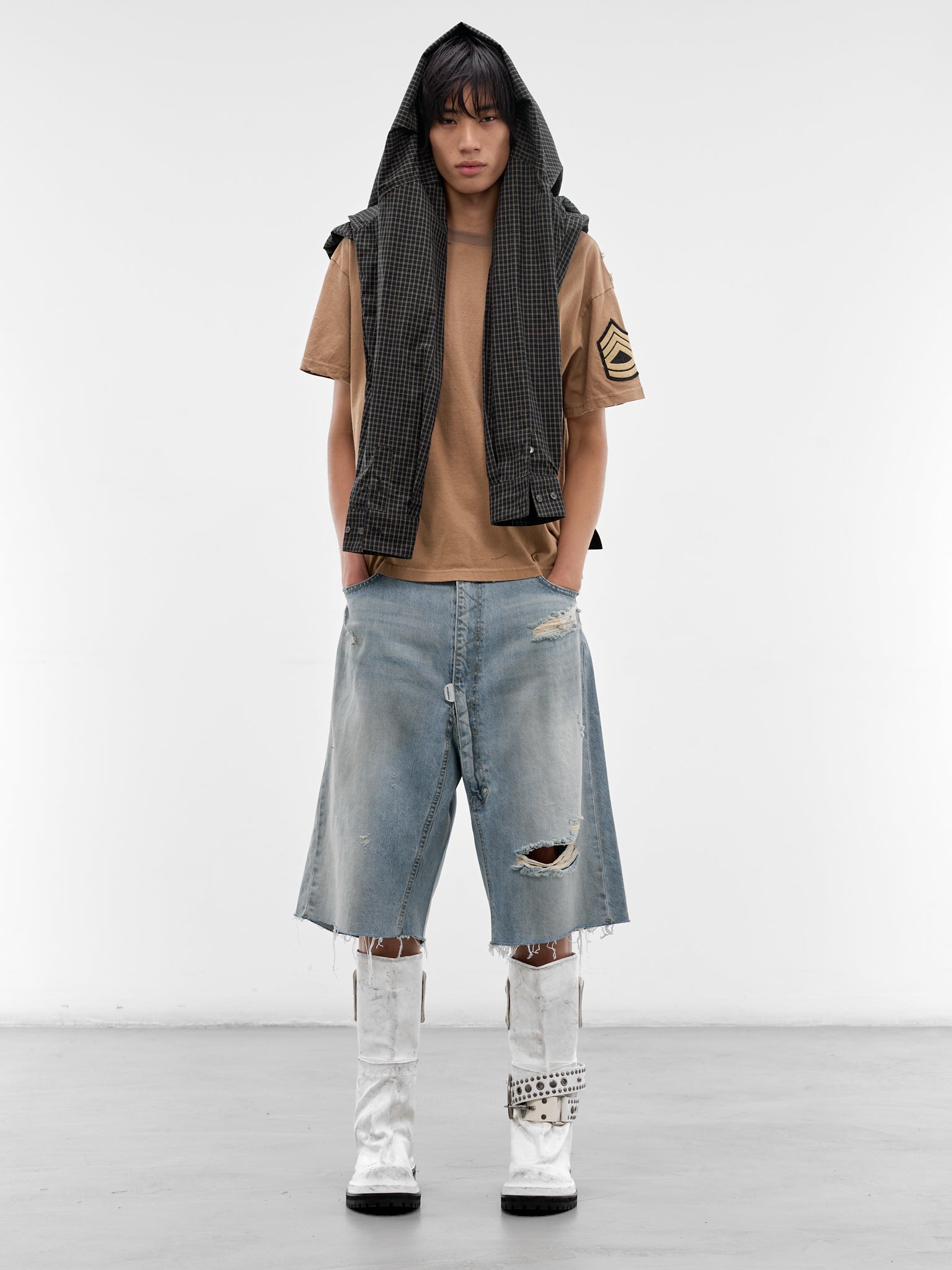 PROTOCOL INDEX Denim Shorts | H.Lorenzo