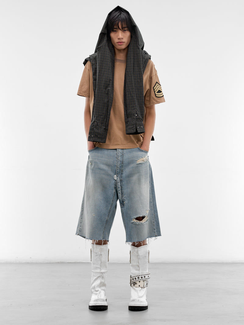 PROTOCOL INDEX Denim Shorts | H.Lorenzo - styled