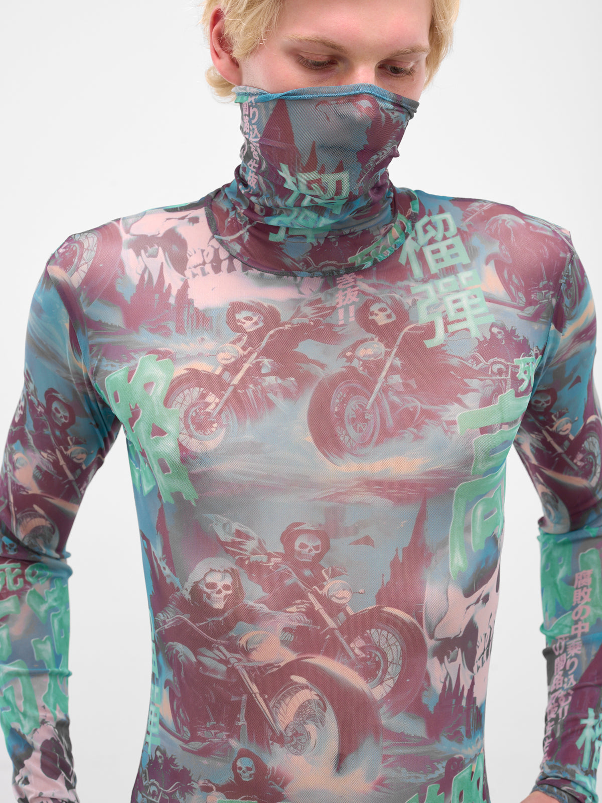 Ghost Rider Print Masked Top (MT092J-PMJ-SCENIC-GHOST-RIDERS)