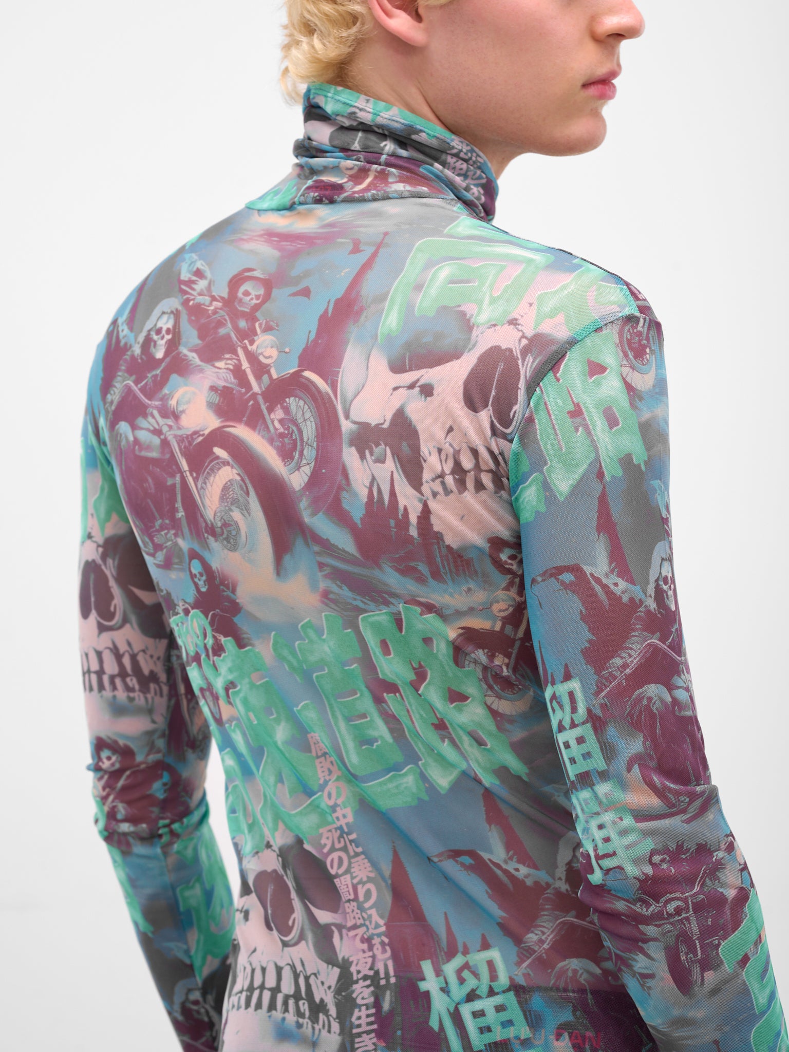 Ghost Rider Print Masked Top (MT092J-PMJ-SCENIC-GHOST-RIDERS)