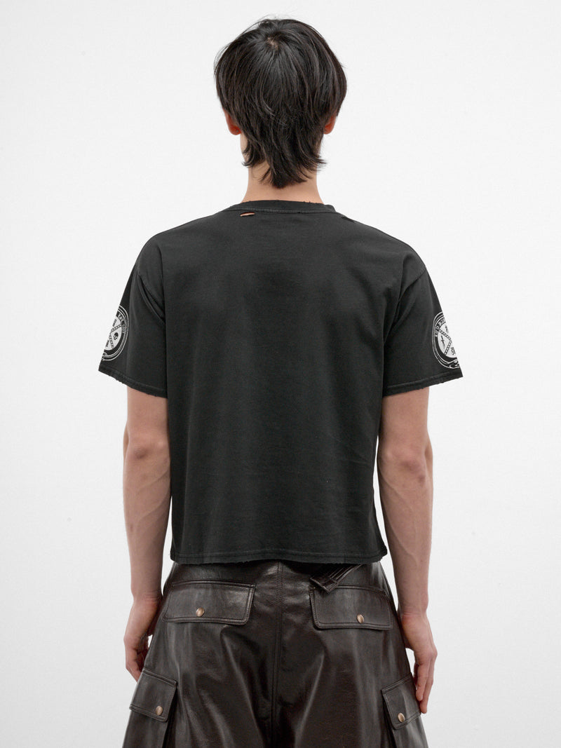 Black Faded Graphic Tee (MT095J-LCJ-911-FADED-BLACK)