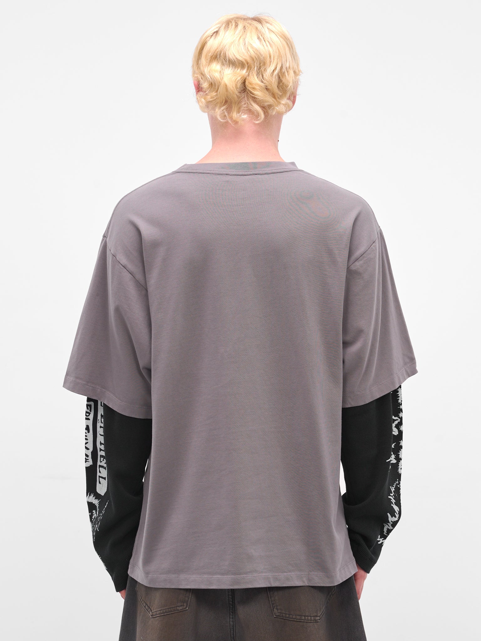 Ghost Rider Layered Double Tee (MT103J-HCJ-GHOST-RIDER-LT-SMOK)