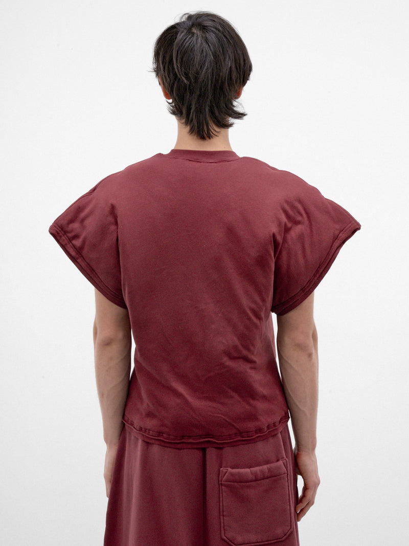 Blood Cotton Sleeveless Tee (MT117J-HJ-507-DRIED-BLOOD)