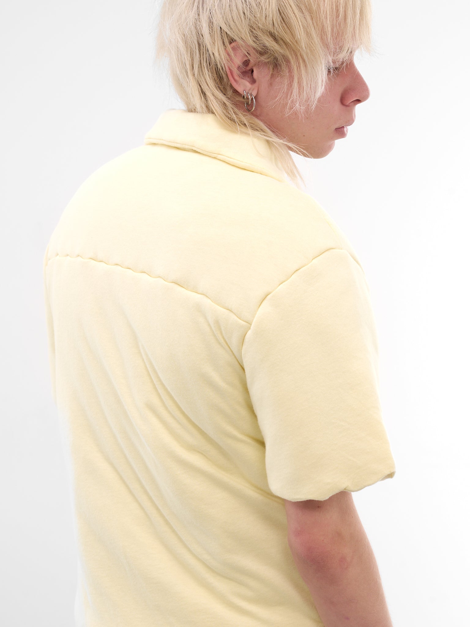 Spoiled Milk Wadded Shift Shirt (MT118J-LJ-100-SPOILED-MILK)