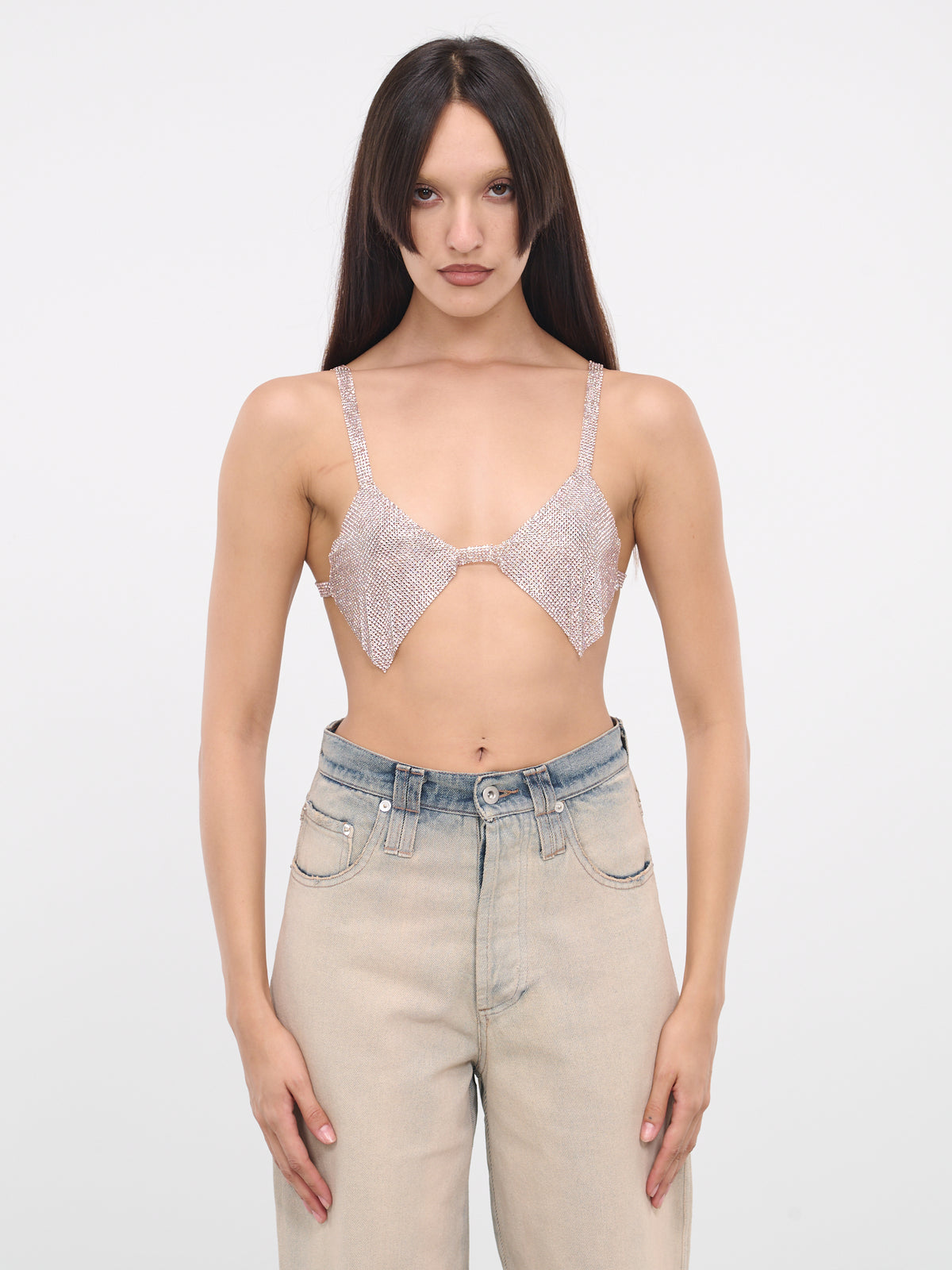Chainmail Bra (MTO-001-CO-MESH002-ROSE)