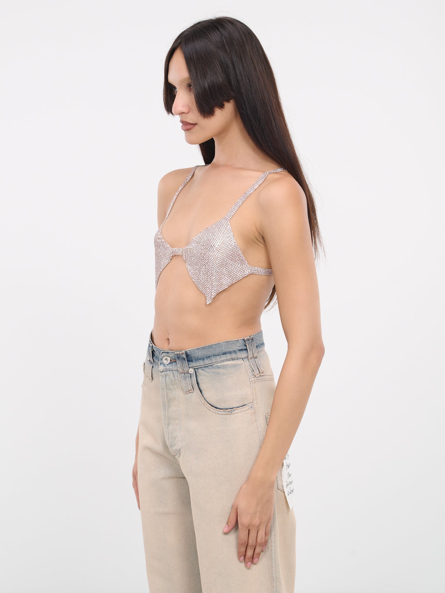 Chainmail Bra (MTO-001-CO-MESH002-ROSE)