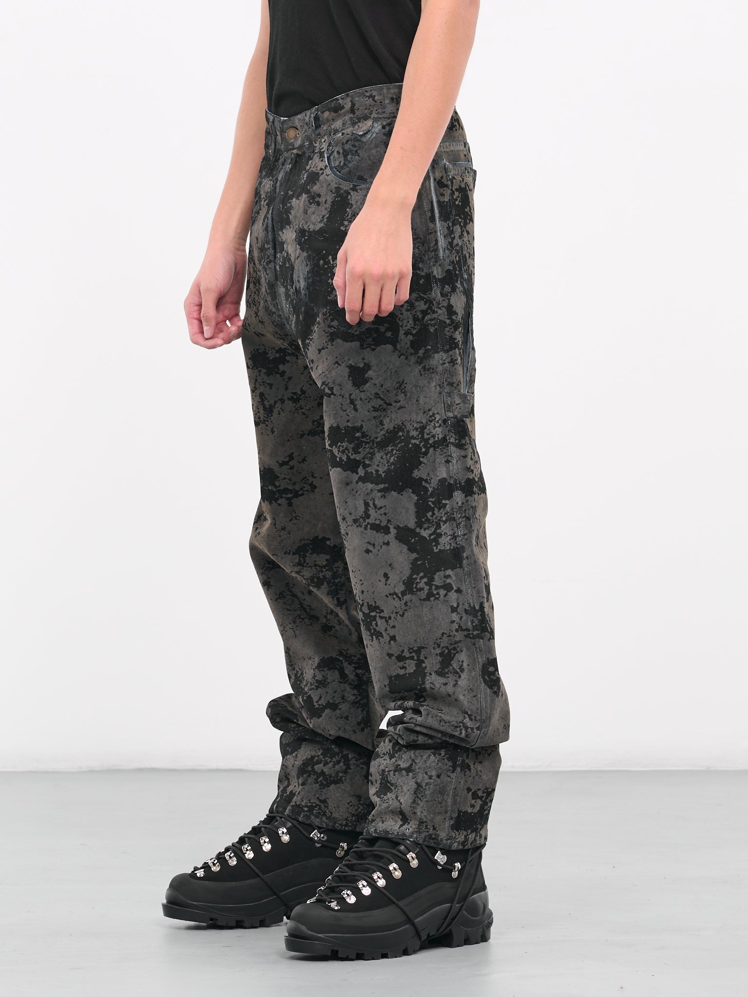 John Flock Trousers (MTR01-W205-JOHN-FLOCK-BLACK)