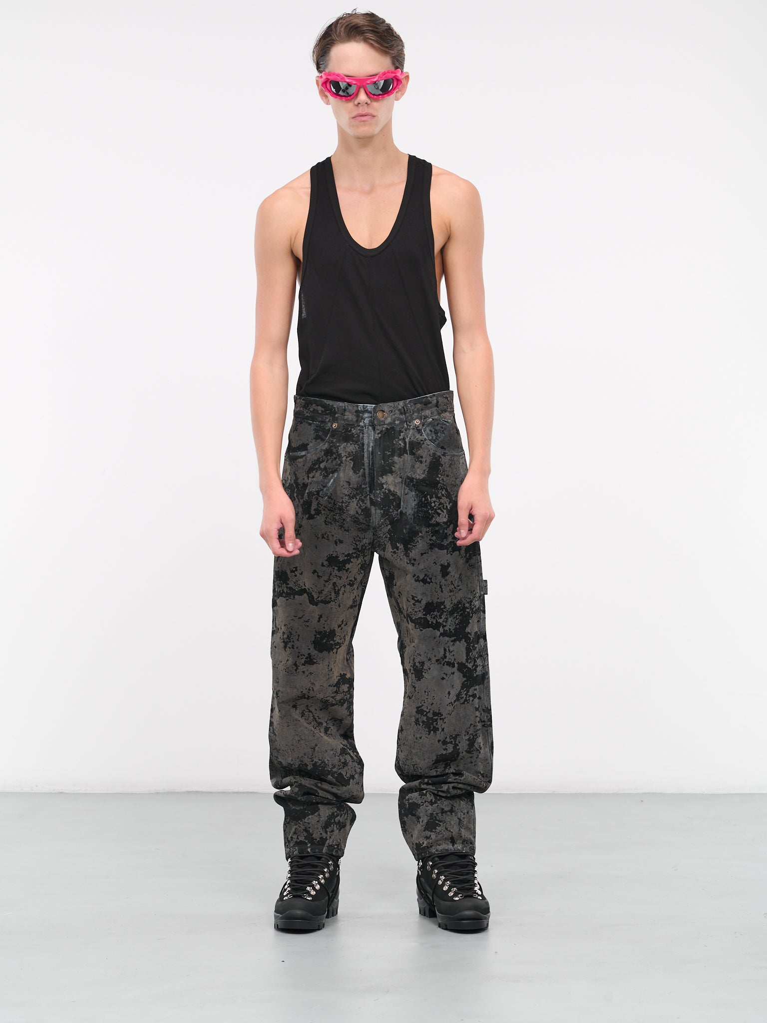 John Flock Trousers (MTR01-W205-JOHN-FLOCK-BLACK)