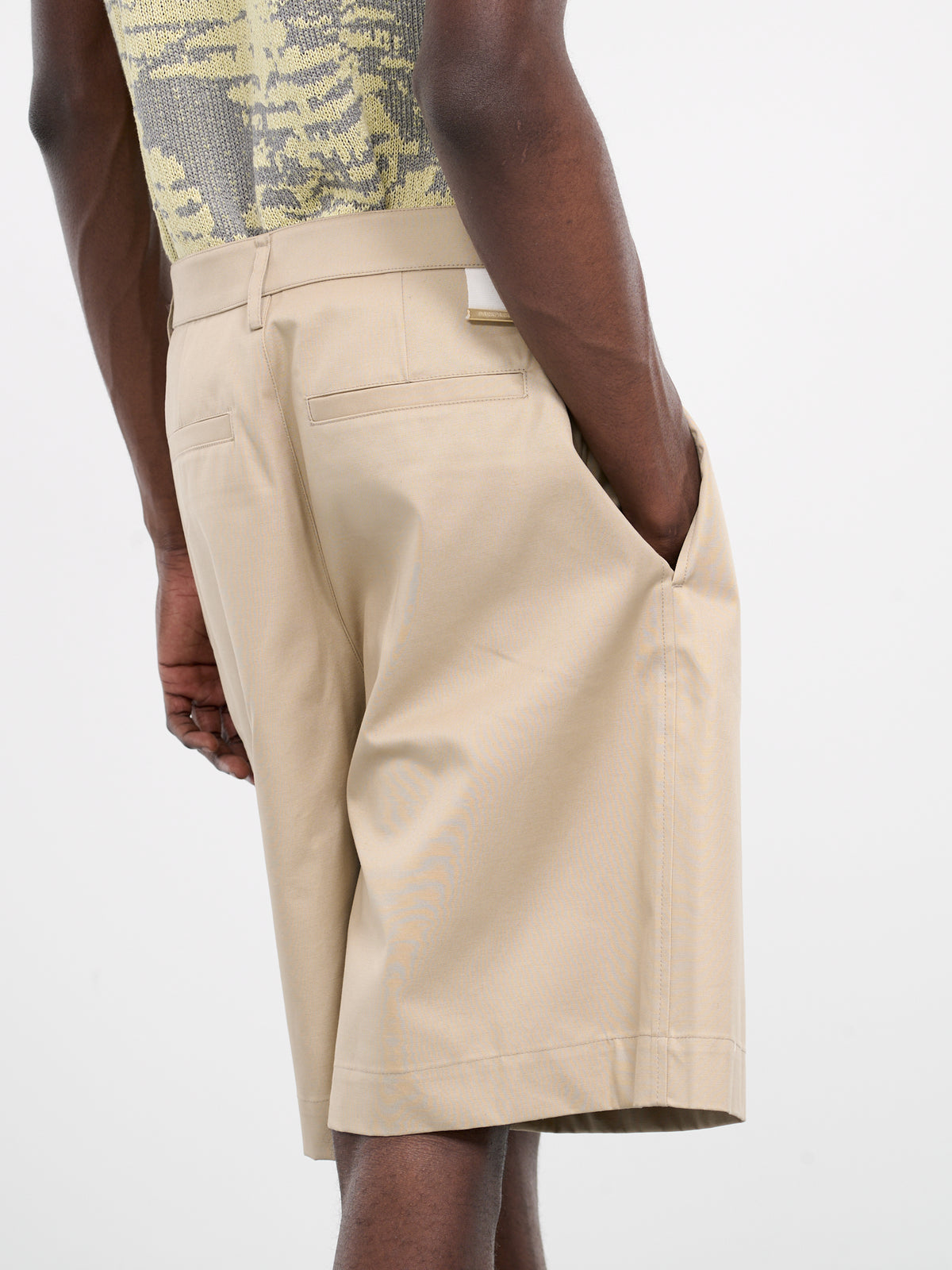 Pleated Shorts (MTR25-DANNY-BEIGE)