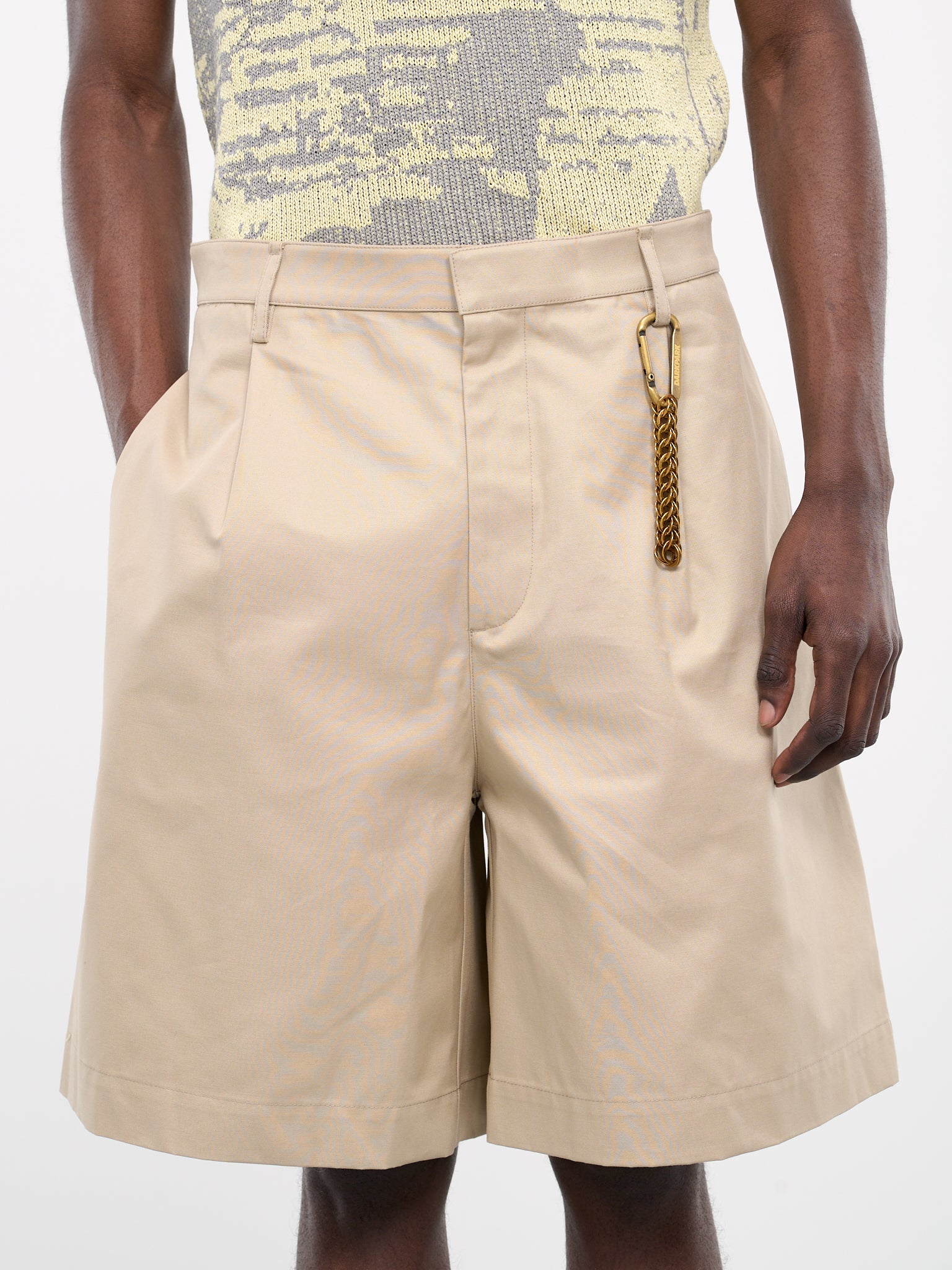 Pleated Shorts (MTR25-DANNY-BEIGE)