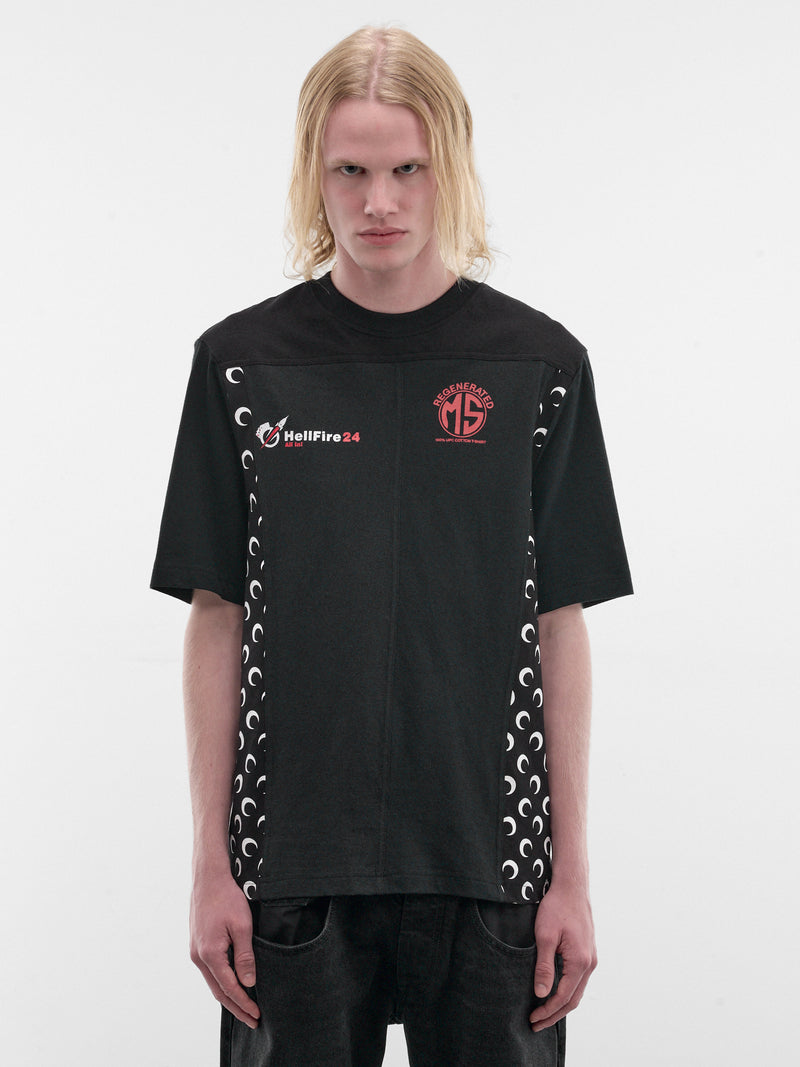 Black Upcycled Graphic Tee (MTT102AUJER0003-BK99-BLACK)