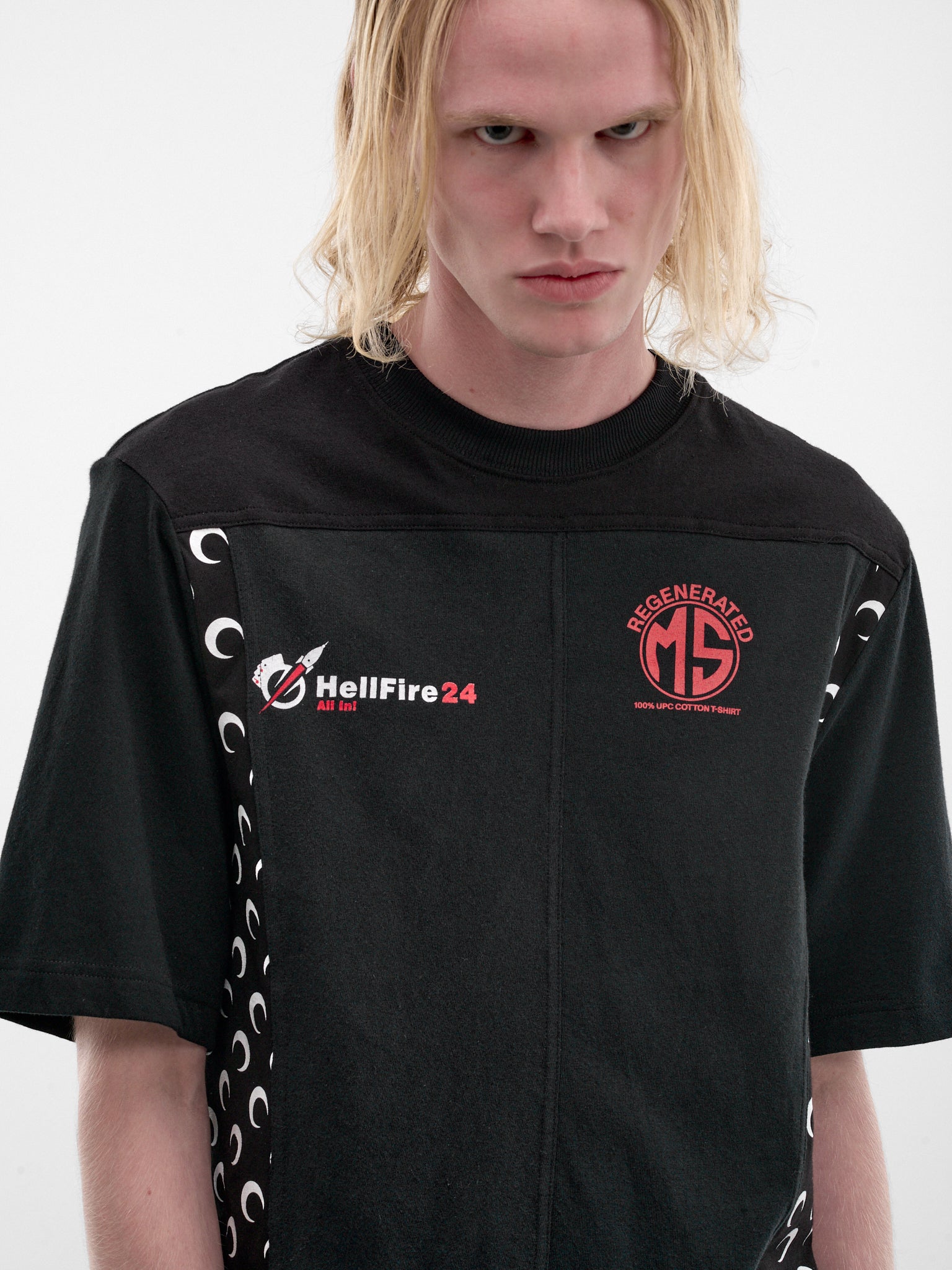 Black Upcycled Graphic Tee (MTT102AUJER0003-BK99-BLACK)
