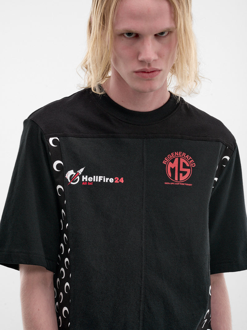Black Upcycled Graphic Tee (MTT102AUJER0003-BK99-BLACK)
