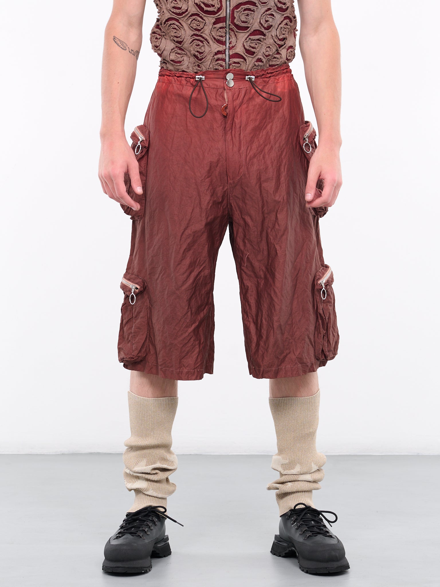 1:1 Cargo Shorts (MULTI-POCKET-CARGO-BORDEAUX-BR)
