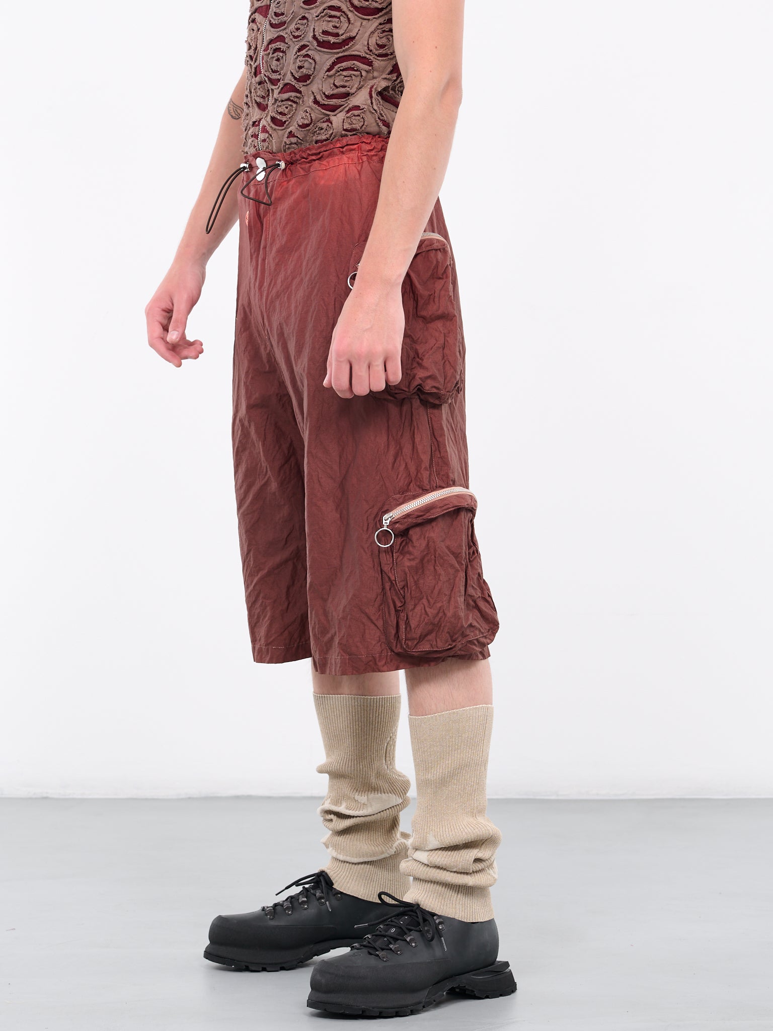 1:1 Cargo Shorts (MULTI-POCKET-CARGO-BORDEAUX-BR)