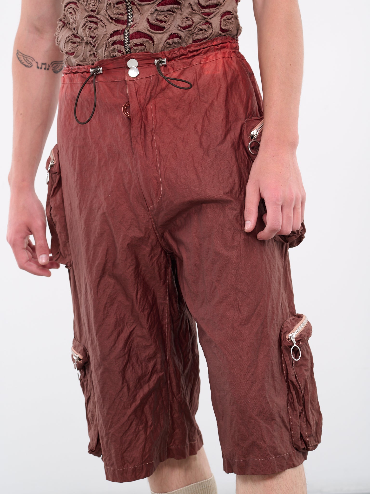 1:1 Cargo Shorts (MULTI-POCKET-CARGO-BORDEAUX-BR)