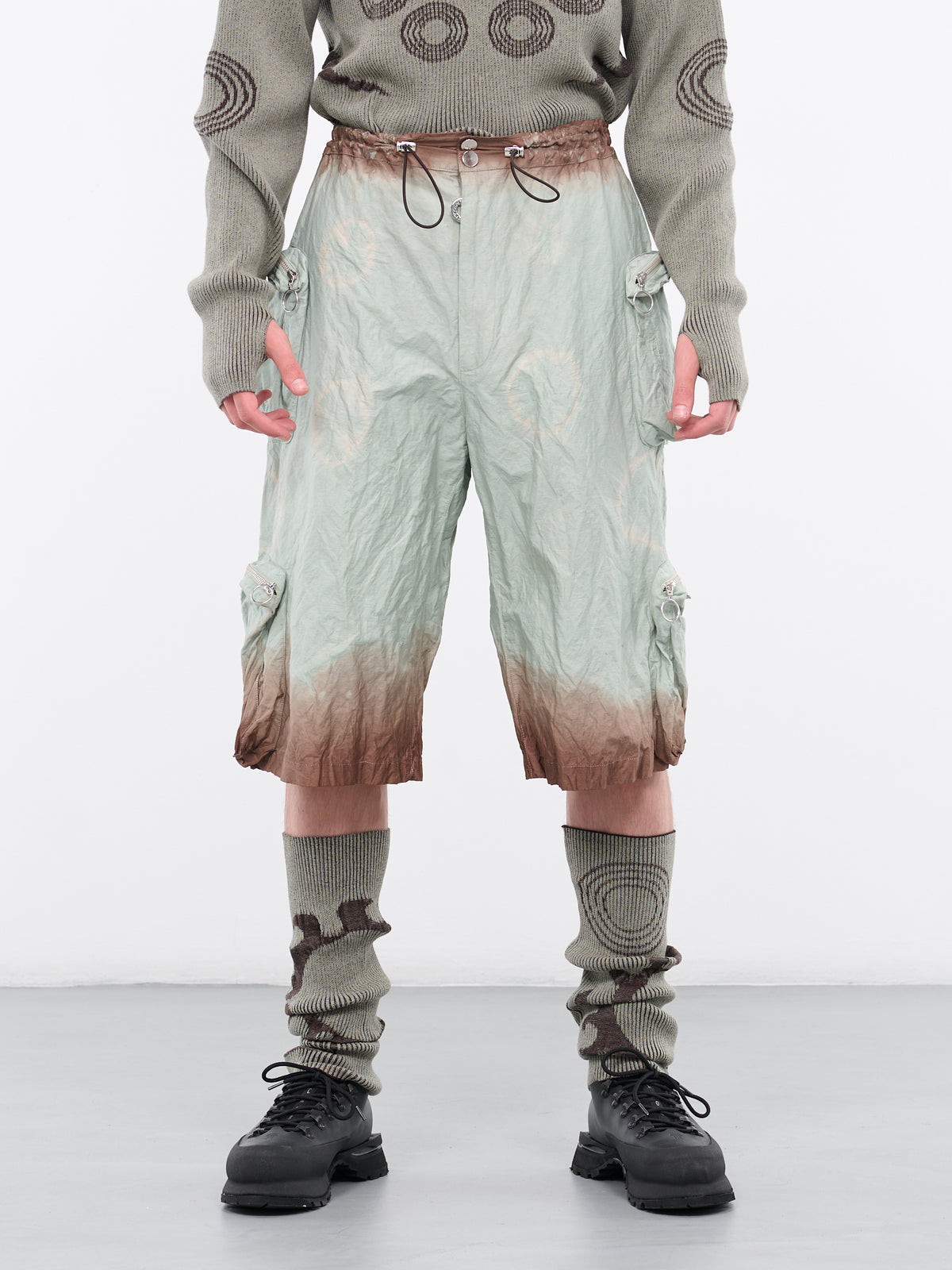 1:1 Cargo Shorts (MULTI-POCKET-CARGO-AQUA-TURQUO)