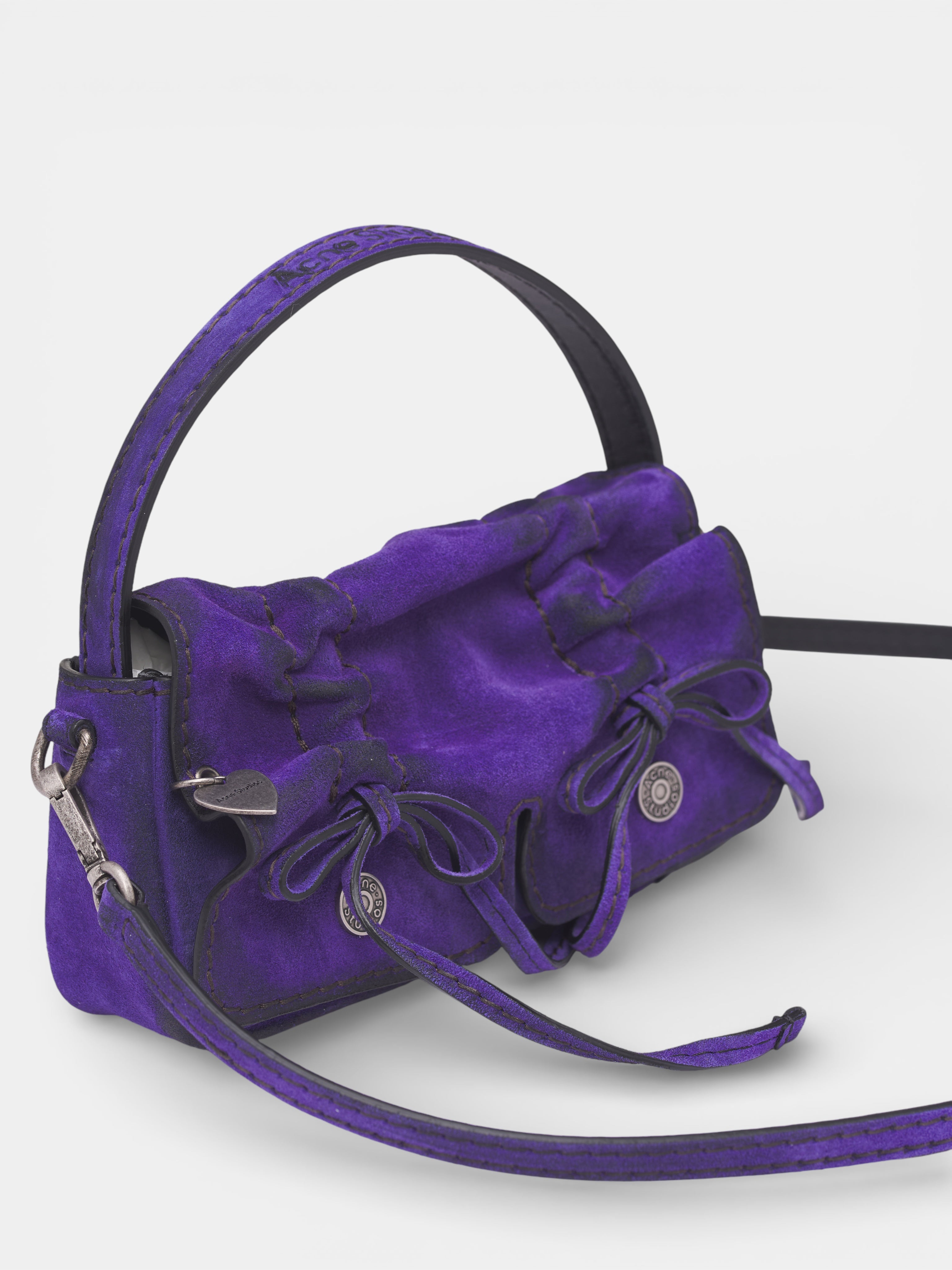 Violet Multipocket Suede Micro Bag (MULTIPOCKET-MICRO-SUEDE-VIOLET)