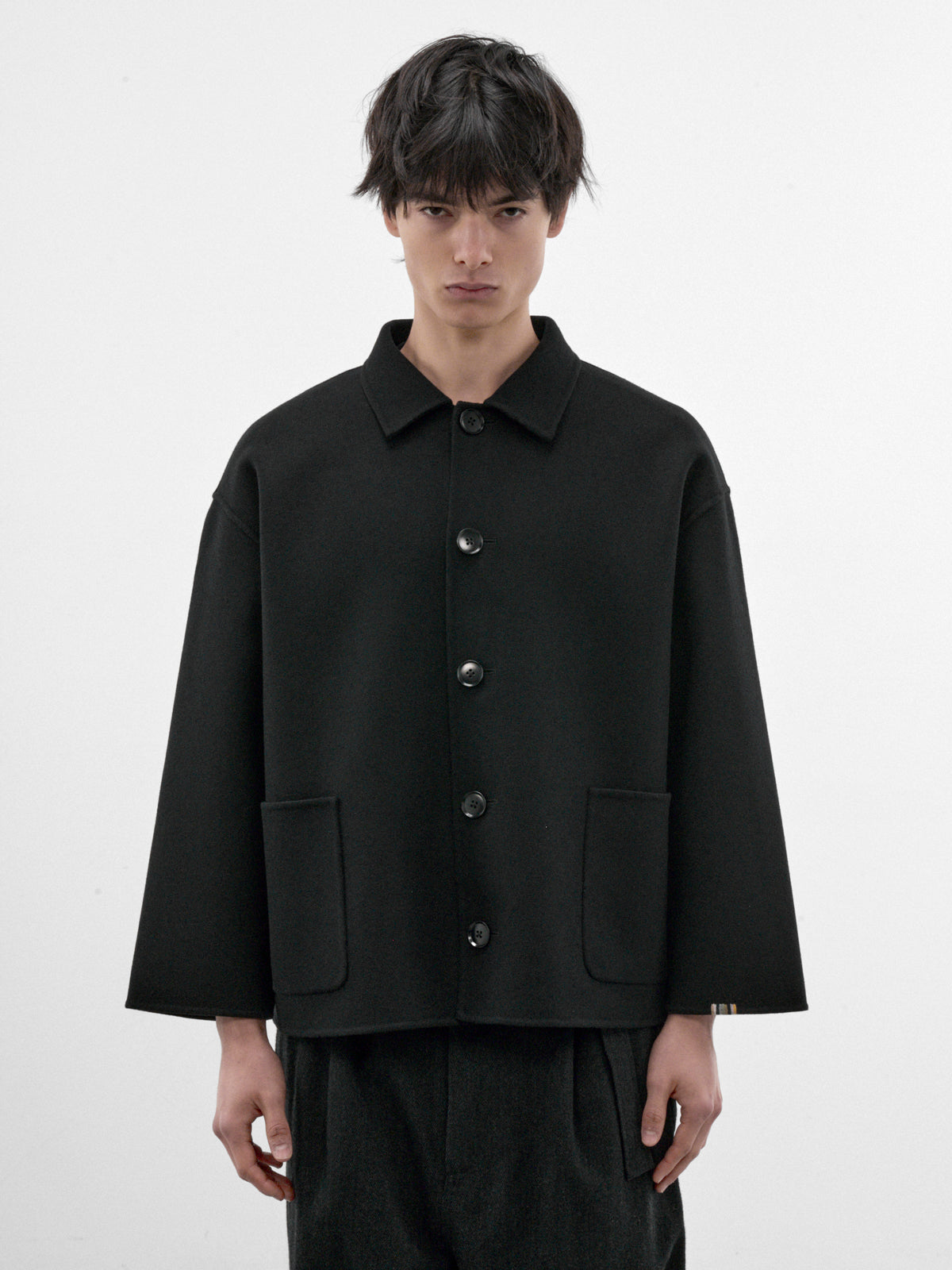 Cashmere  n°427 Maker Chore Jacket (N-427-MAKER-RAVEN)