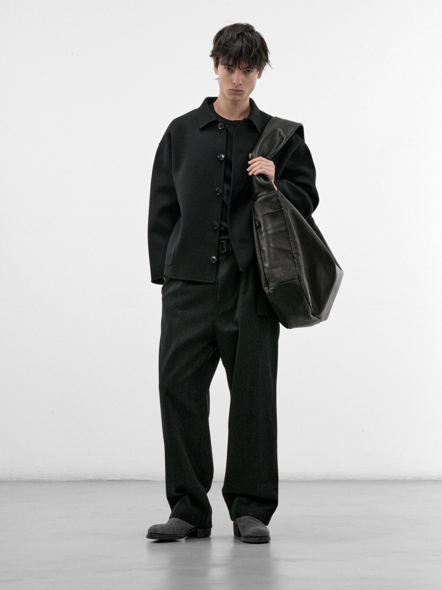 Cashmere  n°427 Maker Chore Jacket (N-427-MAKER-RAVEN)