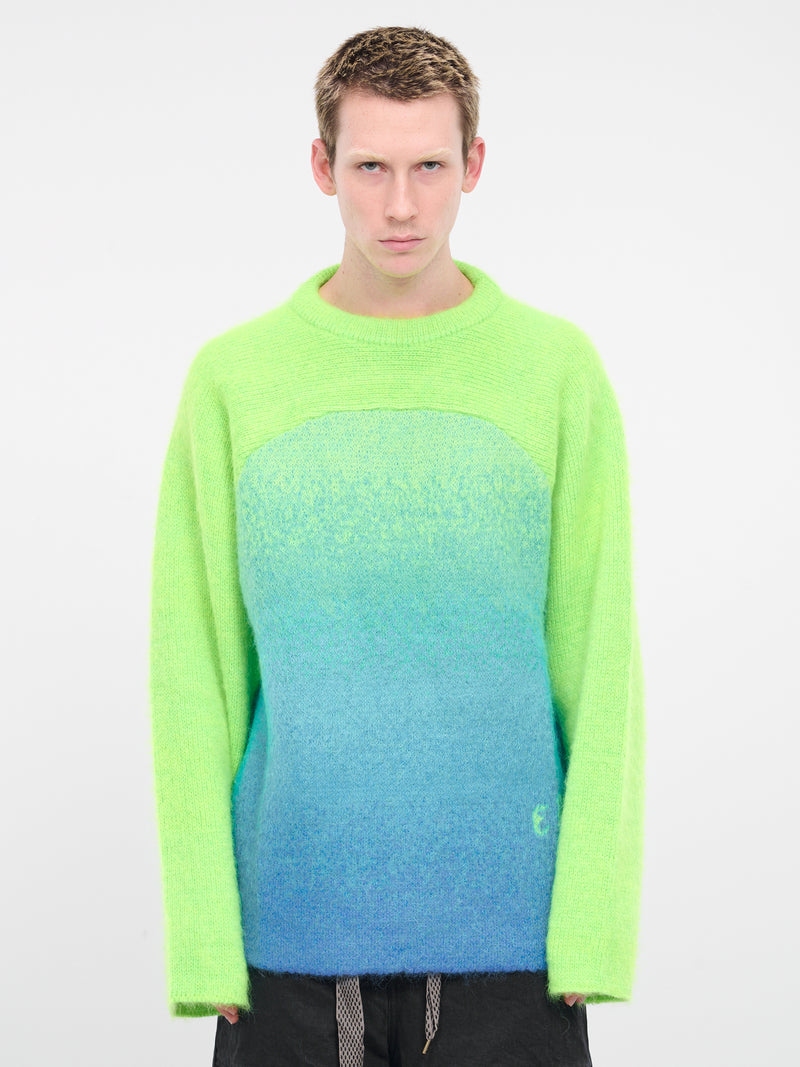 Gradient Rainbow Sweater (N001-GREEN)