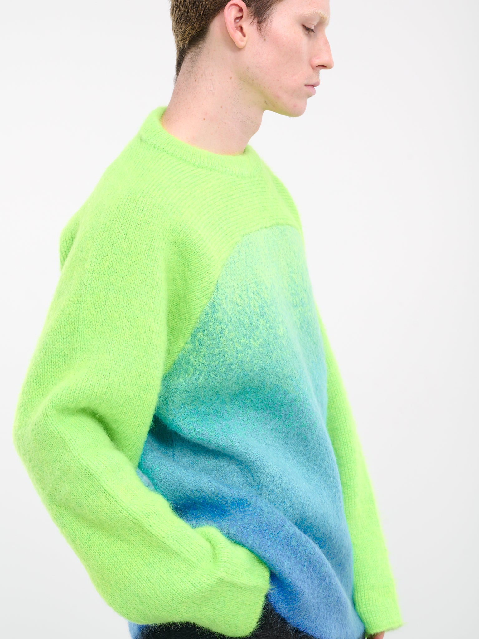 Gradient Rainbow Sweater (N001-GREEN)