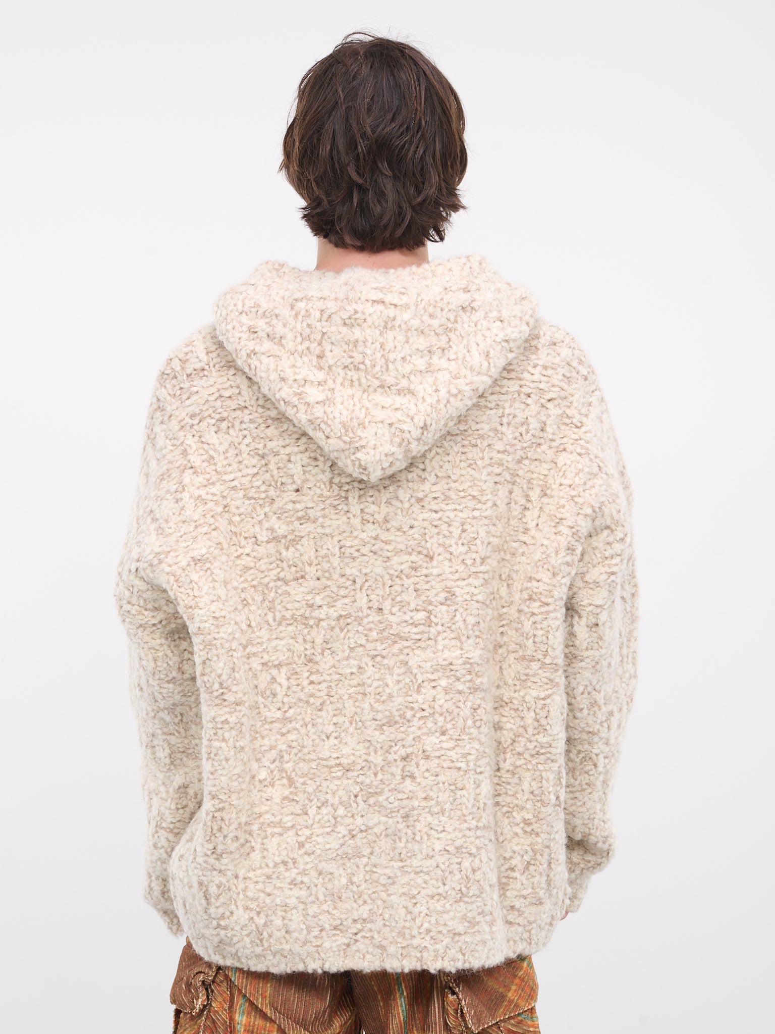 Knit Hoodie (N005-BEIGE)