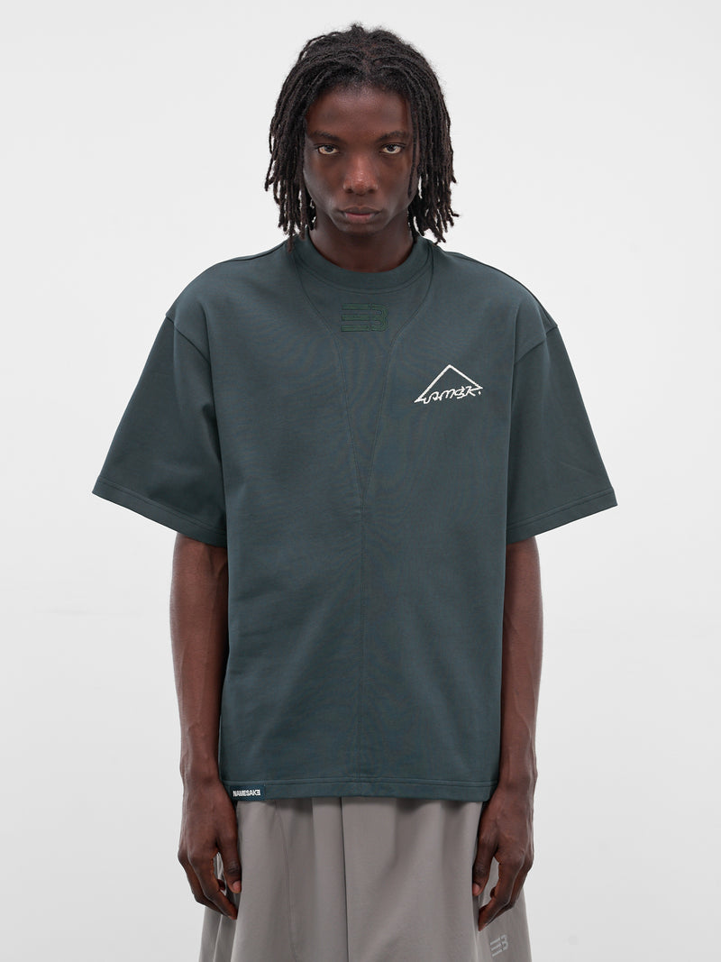 Sava Green Oversized Warning Tee (N3-AW25-N3-TSG-0A-NG-GREEN)