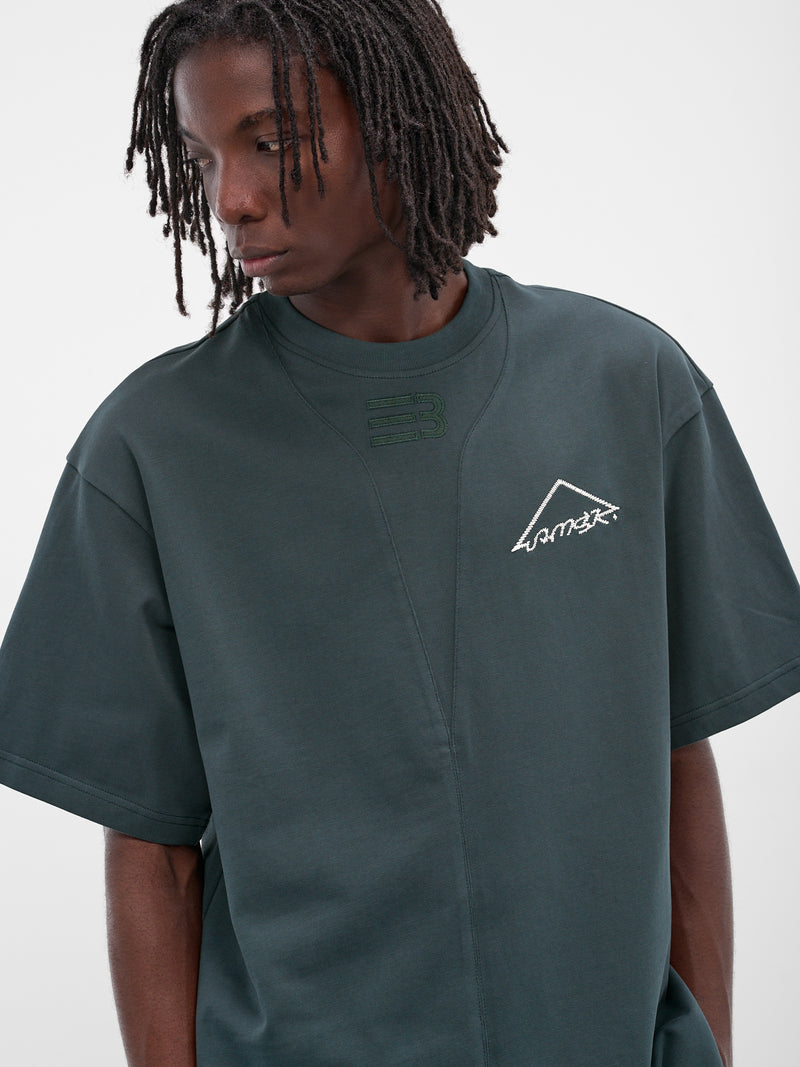 Sava Green Oversized Warning Tee (N3-AW25-N3-TSG-0A-NG-GREEN)