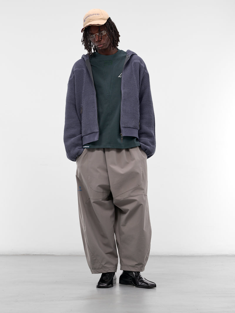 Nomad Gray Nylon Baggy Pants (PT-00-SG-SILENT-GREY)