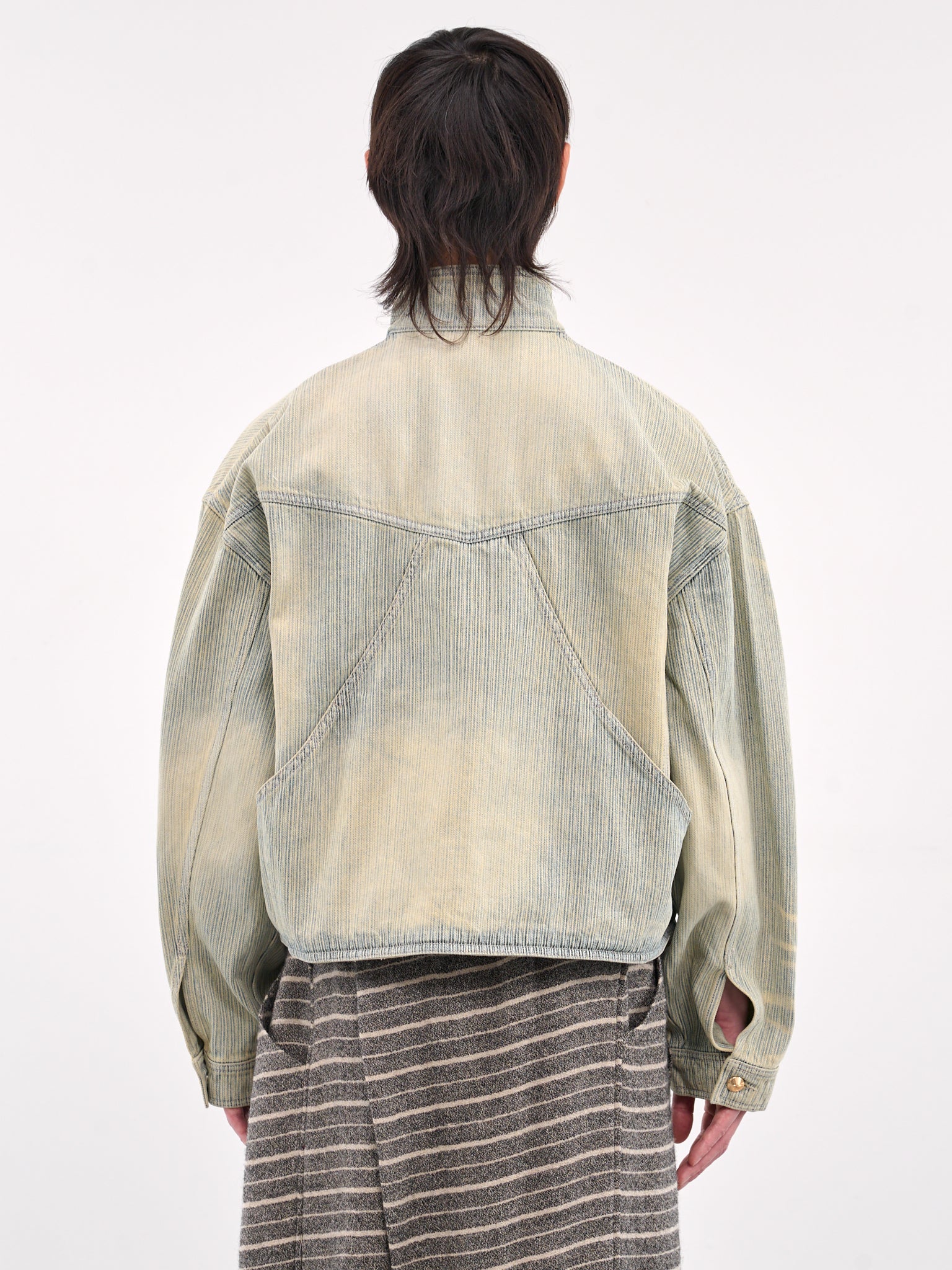 Fox Denim Stripe Jacket (N3-JK-11-IS-FOX-INDIGO-STRIPE)