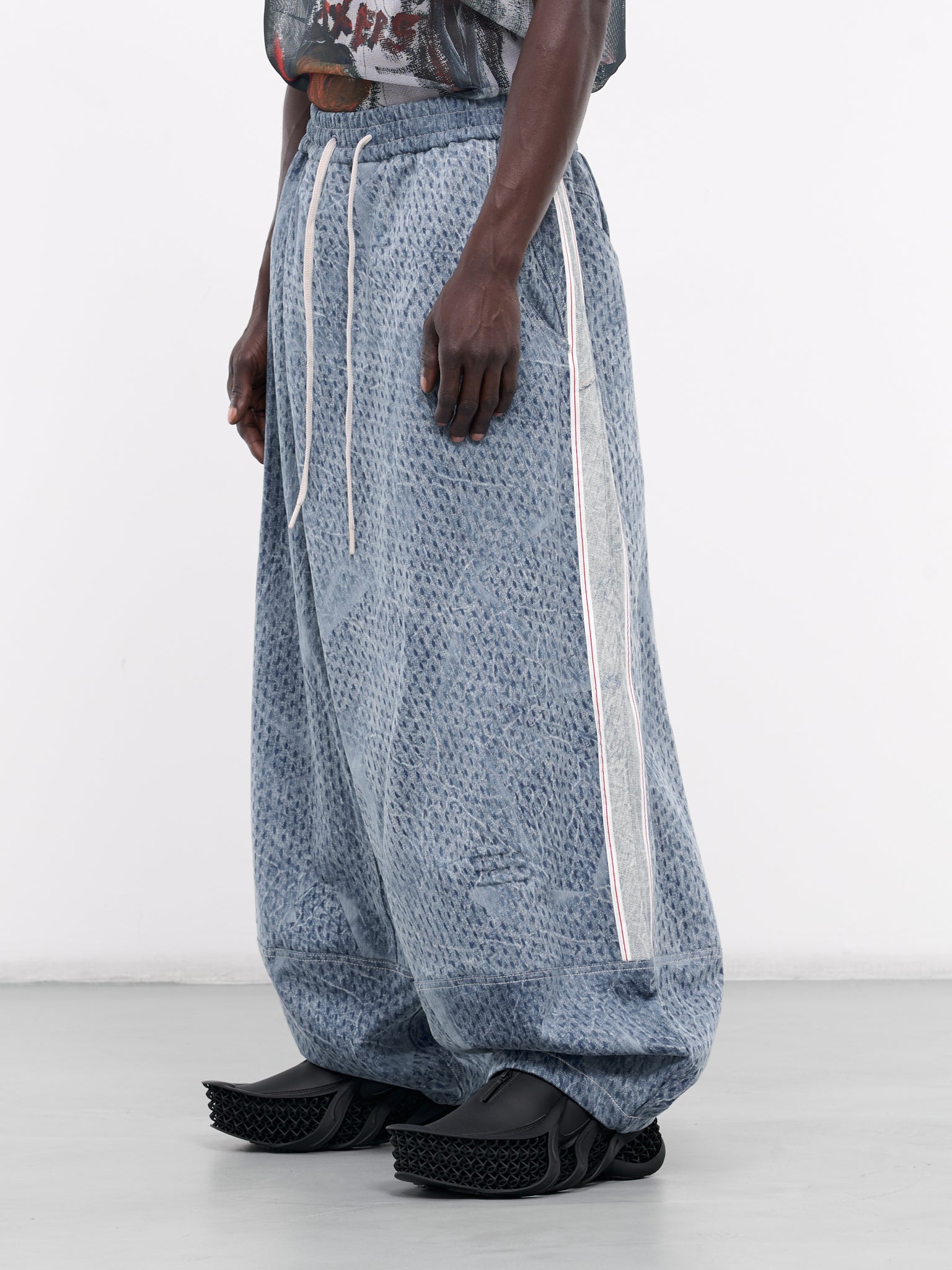 Lamar Pattern Washed Jeans (N3-N3-PT-02A-CYBER-BLUE)