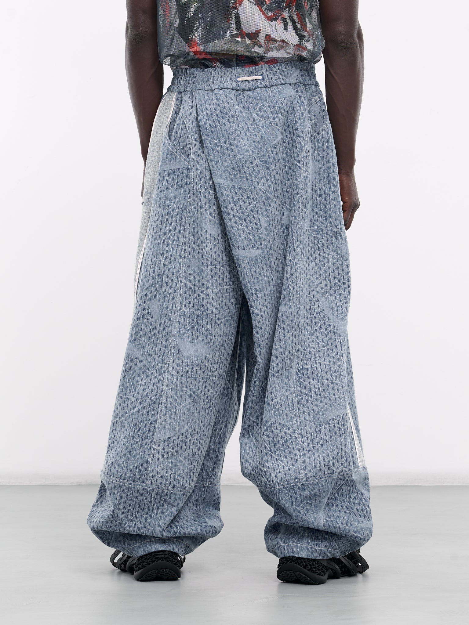 Lamar Pattern Washed Jeans (N3-N3-PT-02A-CYBER-BLUE)
