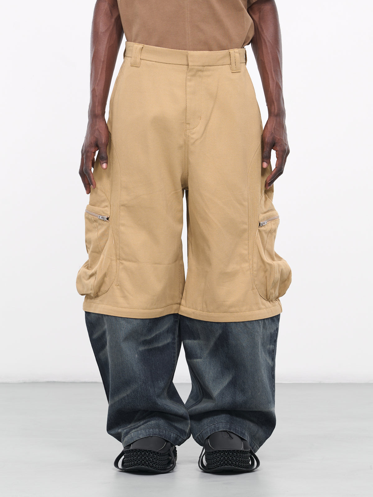 Felix Detachable Knee Cargo Jeans (N3-N3-PT-04-GOBI-CAMEL-REDEEM-)