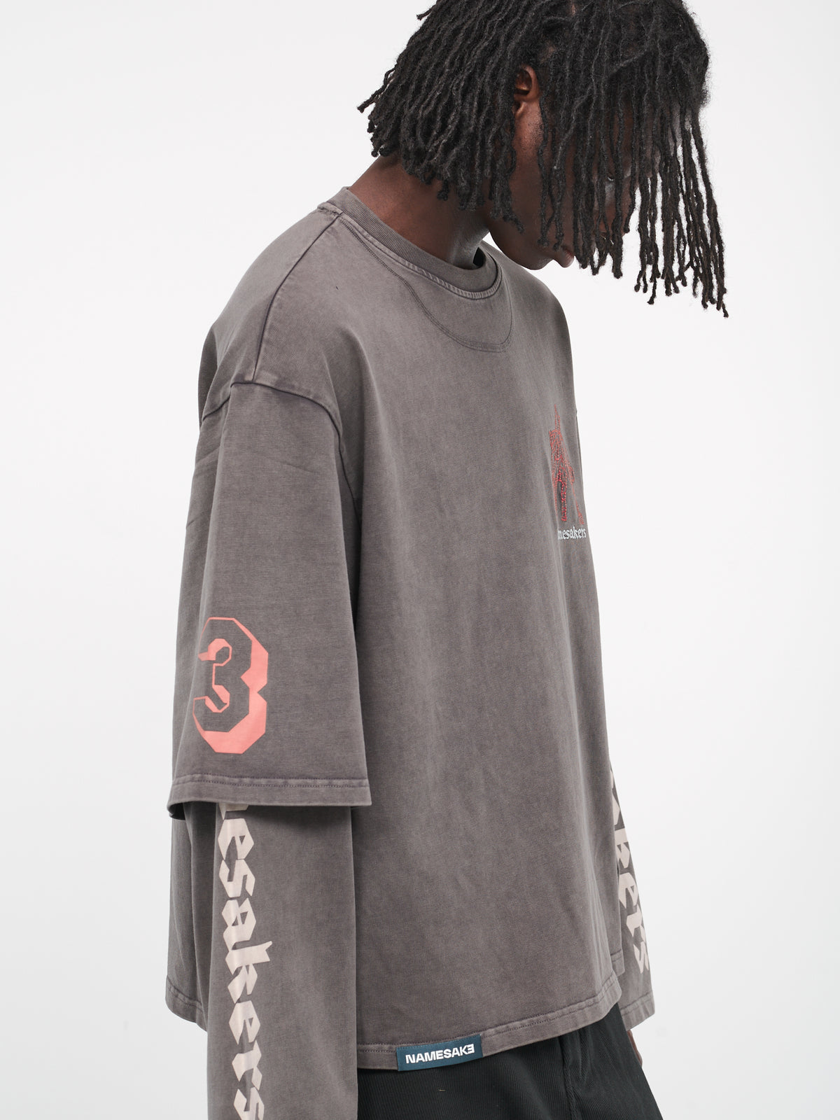 Mayo Layered Washed Tee (N3-N3-TSL1-B2-CHARCOAL-GREY)