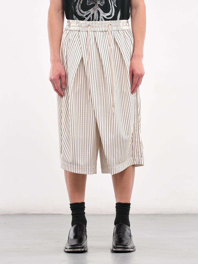 Reid Pleated Basketball Shorts (N3-SH-02-BBS-REID-BUMBLE-BEE-S)