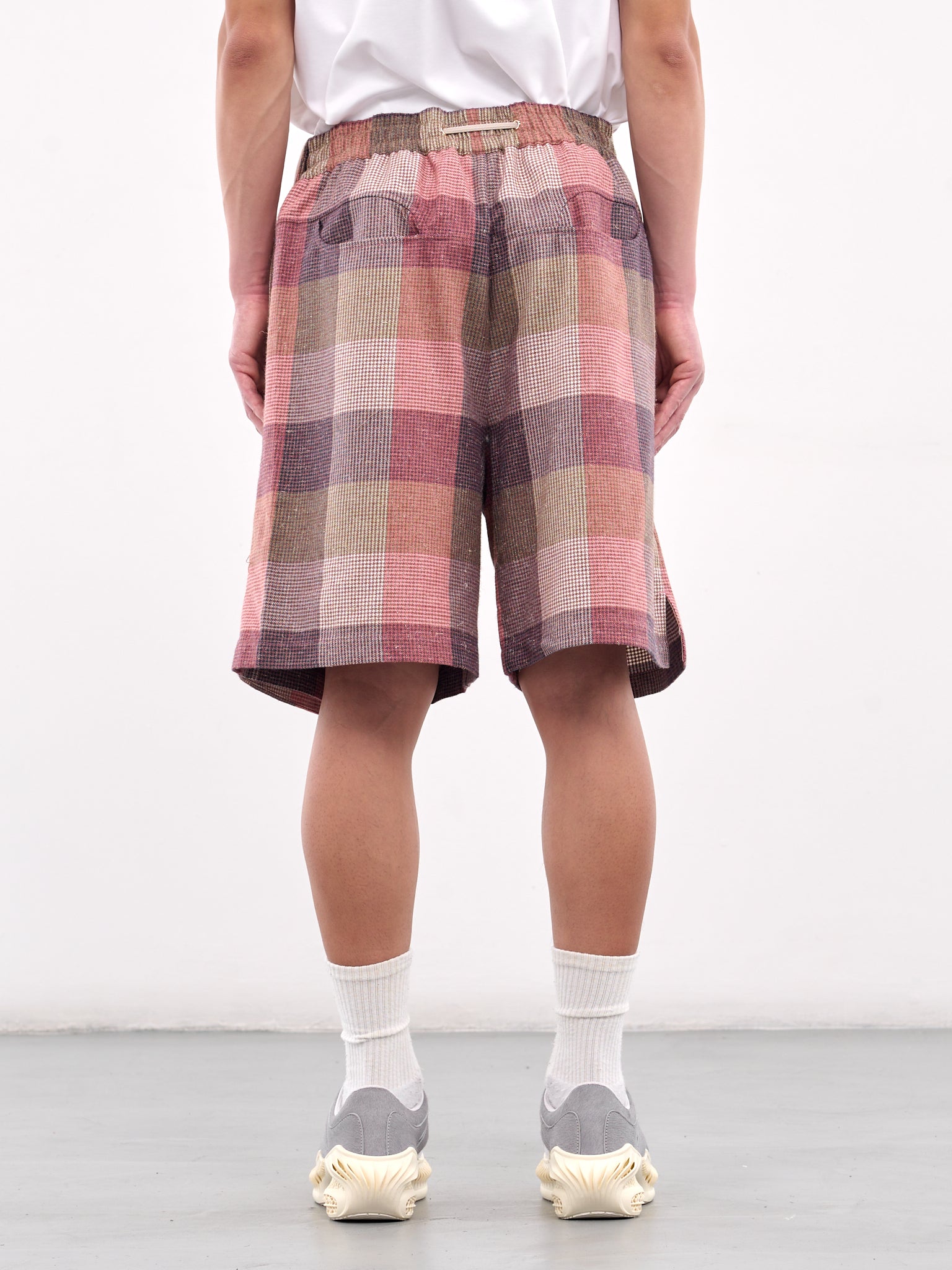 Kai Plaid Shorts (N3-SH-04A-RWP-KAI-RED-WOOD-PLA)
