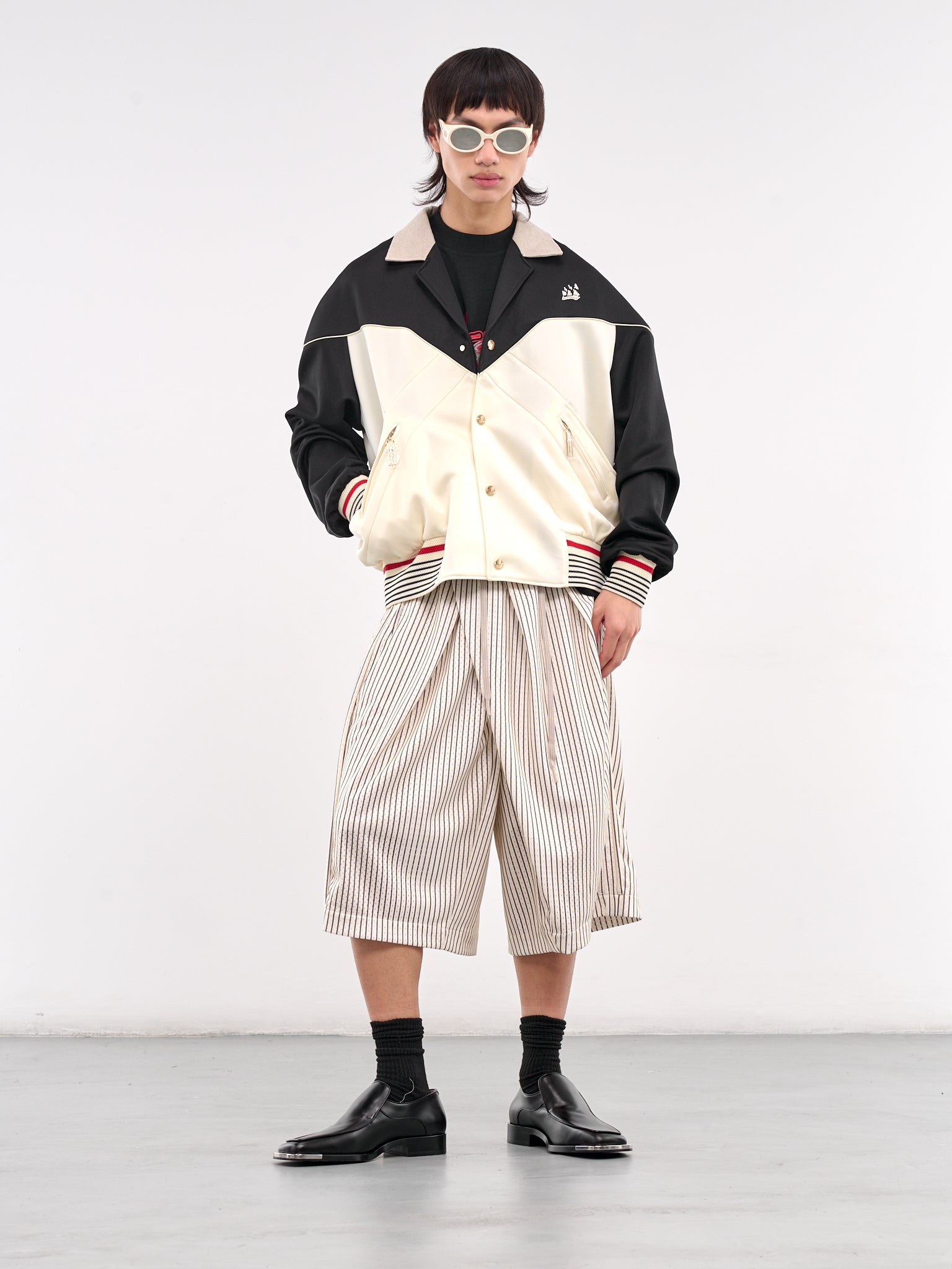 Reid Pleated Basketball Shorts (N3-SH-02-BBS-REID-BUMBLE-BEE-S)