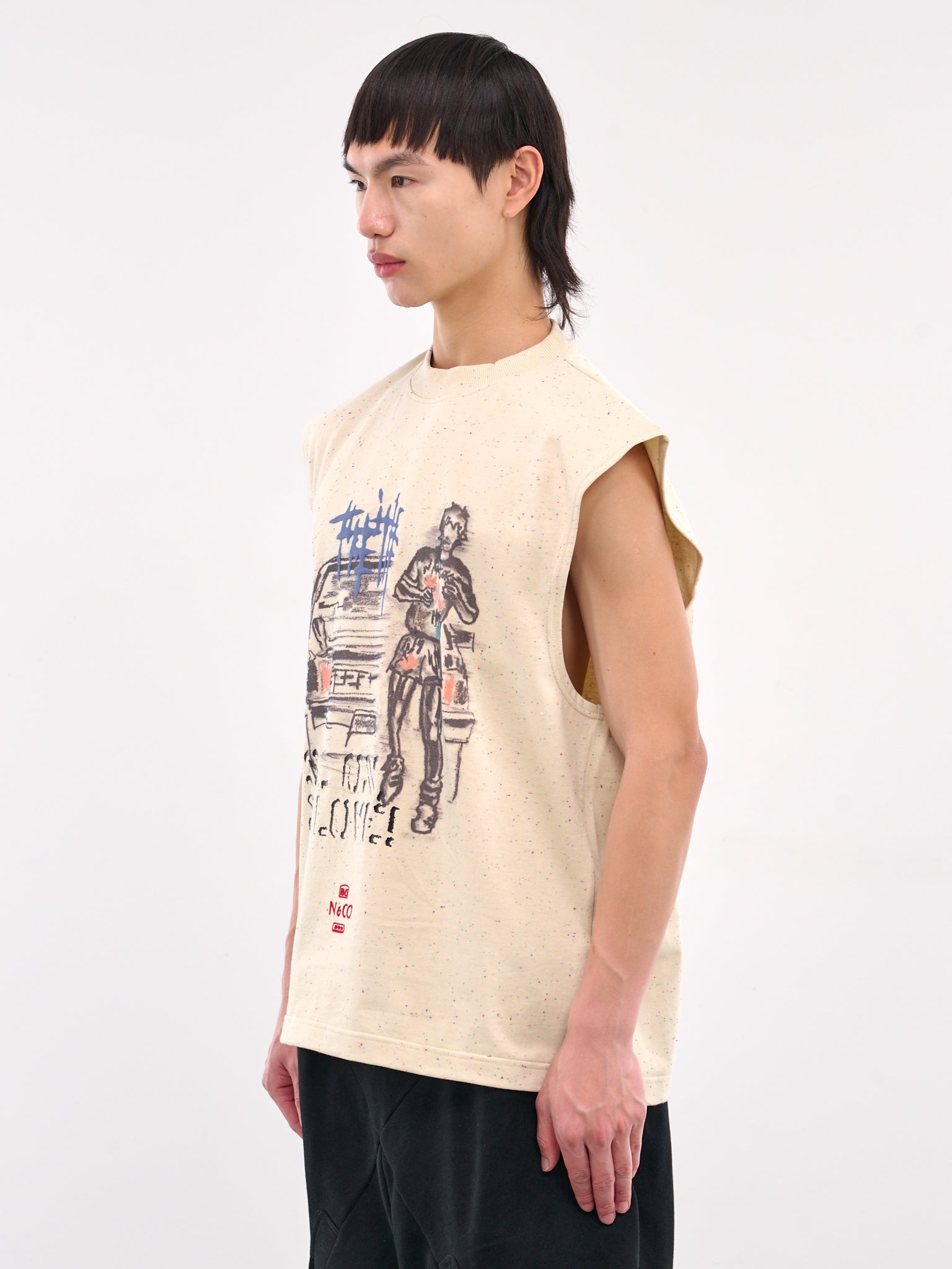 Evans Sleeveless Tee (N3-TSG-4C-CW-EVANS-CONFETTI-WH)