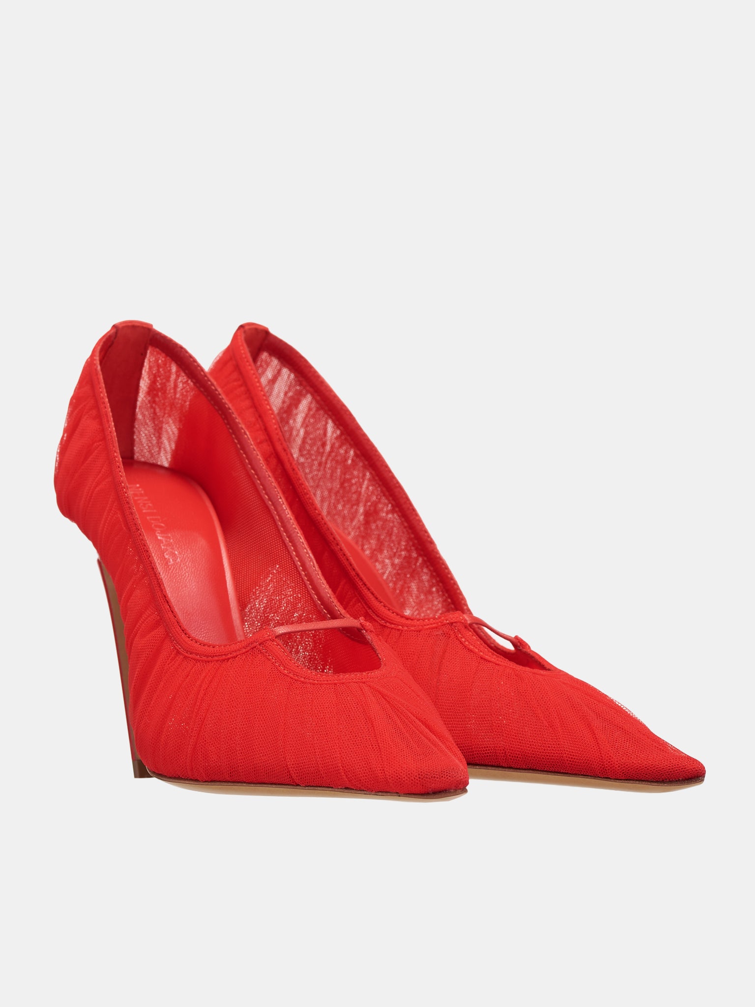 Tulle Stiletto Pumps (ND41010A-18001-RED)