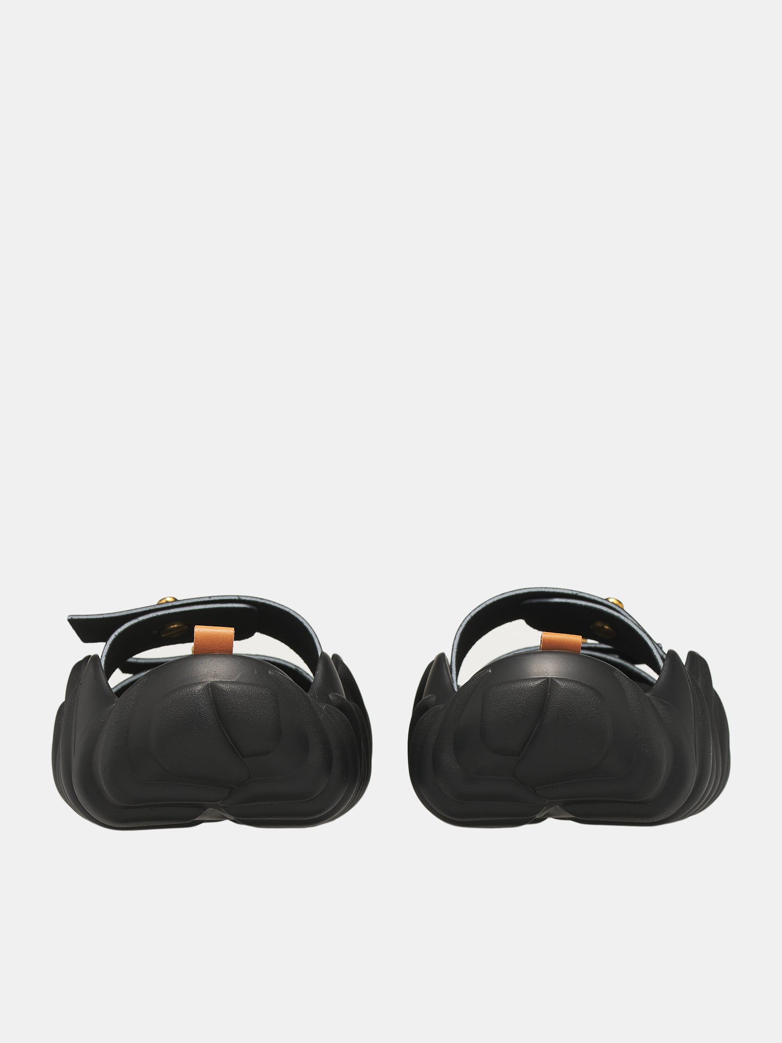 Molded Sole Leather Sandals (NE0-SW-BLACK)
