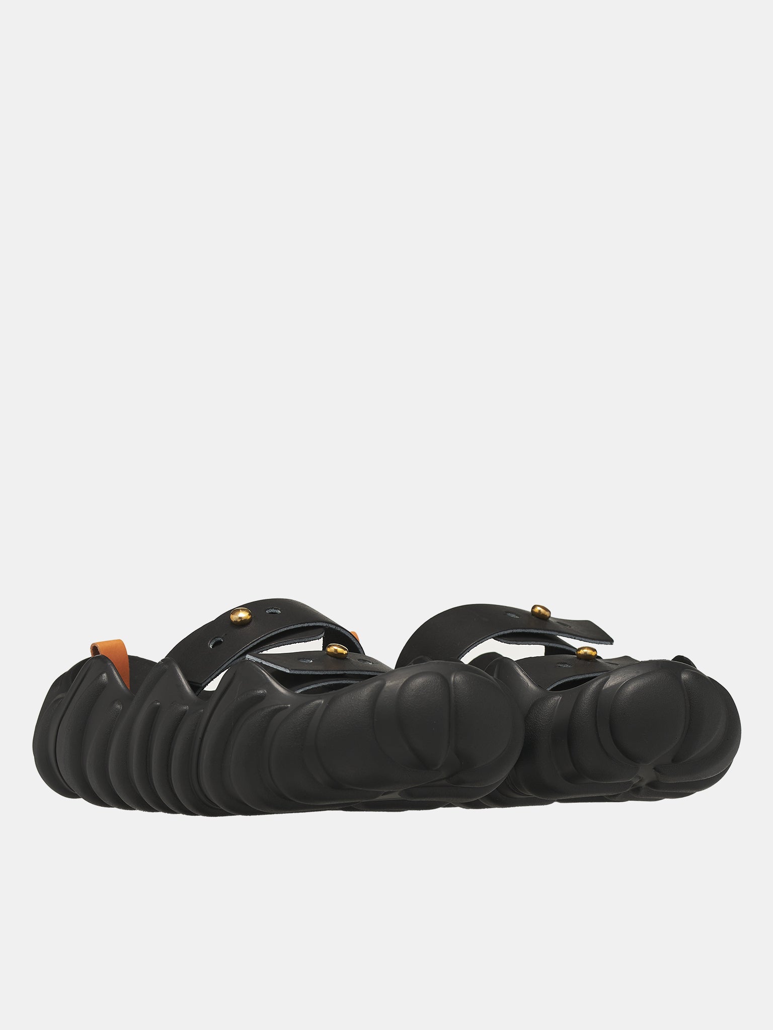 Molded Sole Leather Sandals (NE0-SW-BLACK)