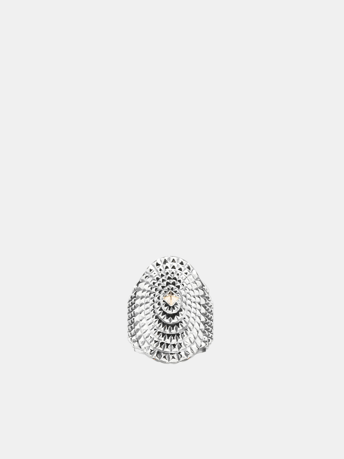 Ripple Ring (NI-R009-SILVER-GOLD)