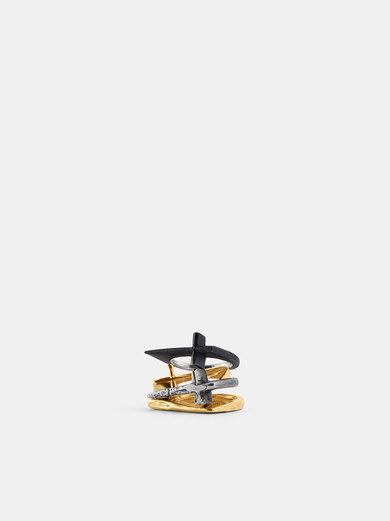 9K Gold Nightmass II Ring (NIGHTMASS-II-9K-YELLOW-GOLD)
