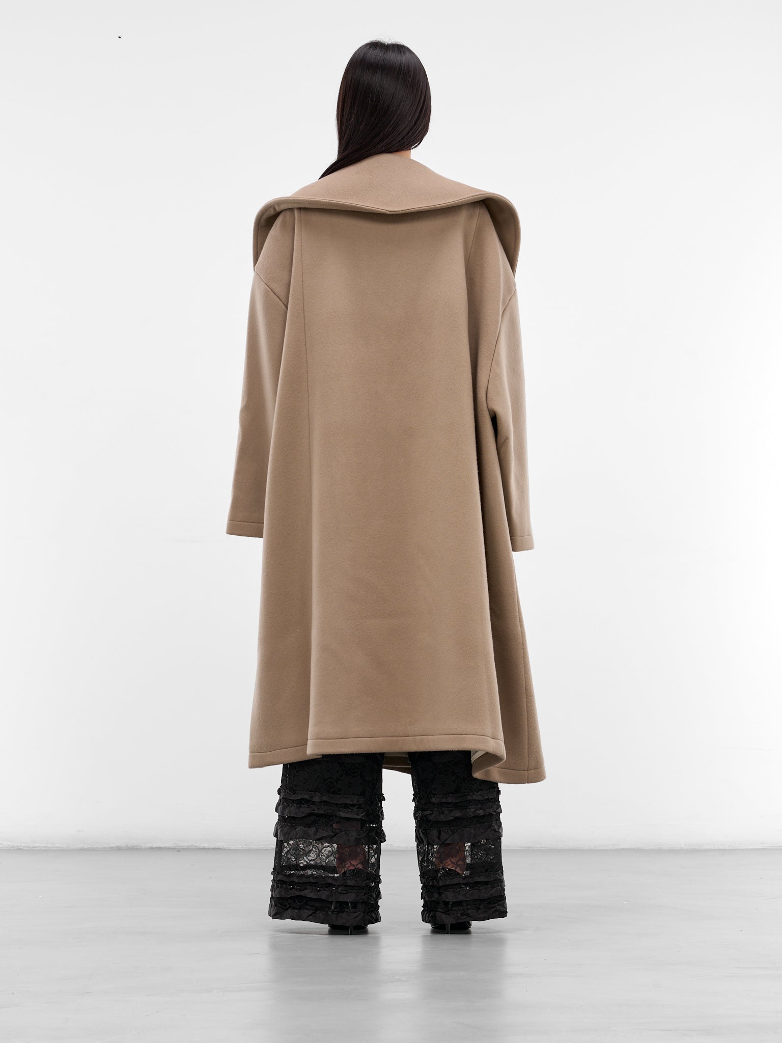 Wool-Cashmere Bambola Opera Coat (NP08-C001-DFWC-TAUPE)