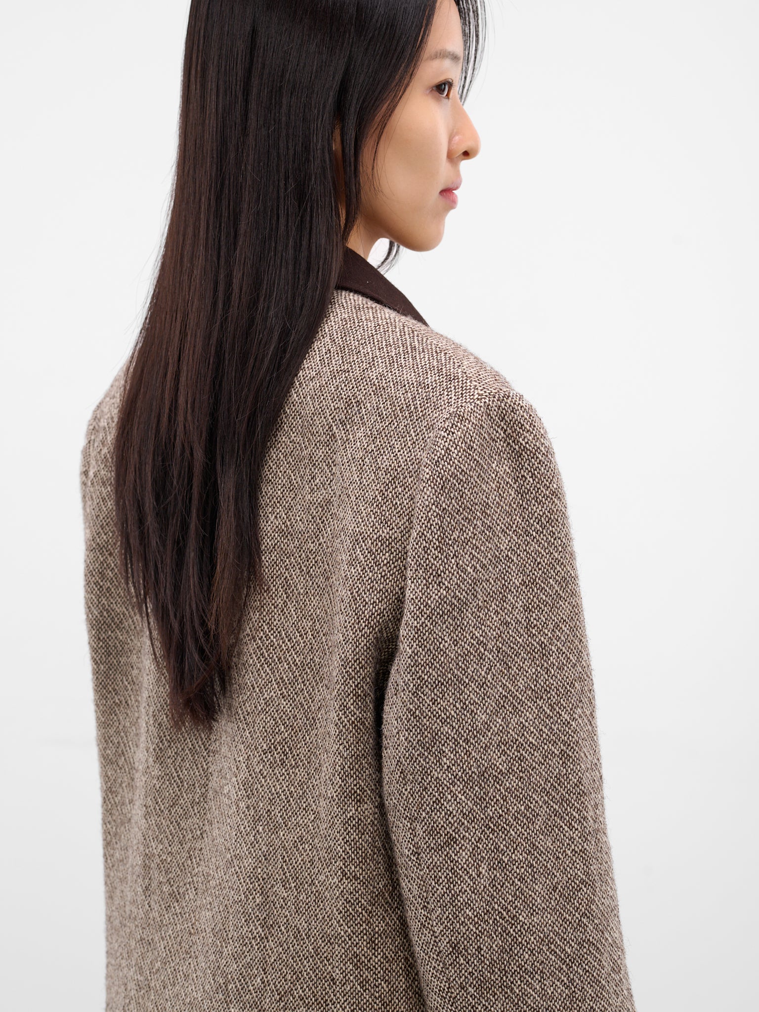 Brown Barleycorn Tweed Caccia Jacket (NP08-J009-BCTW-BROWN-MELANGE)