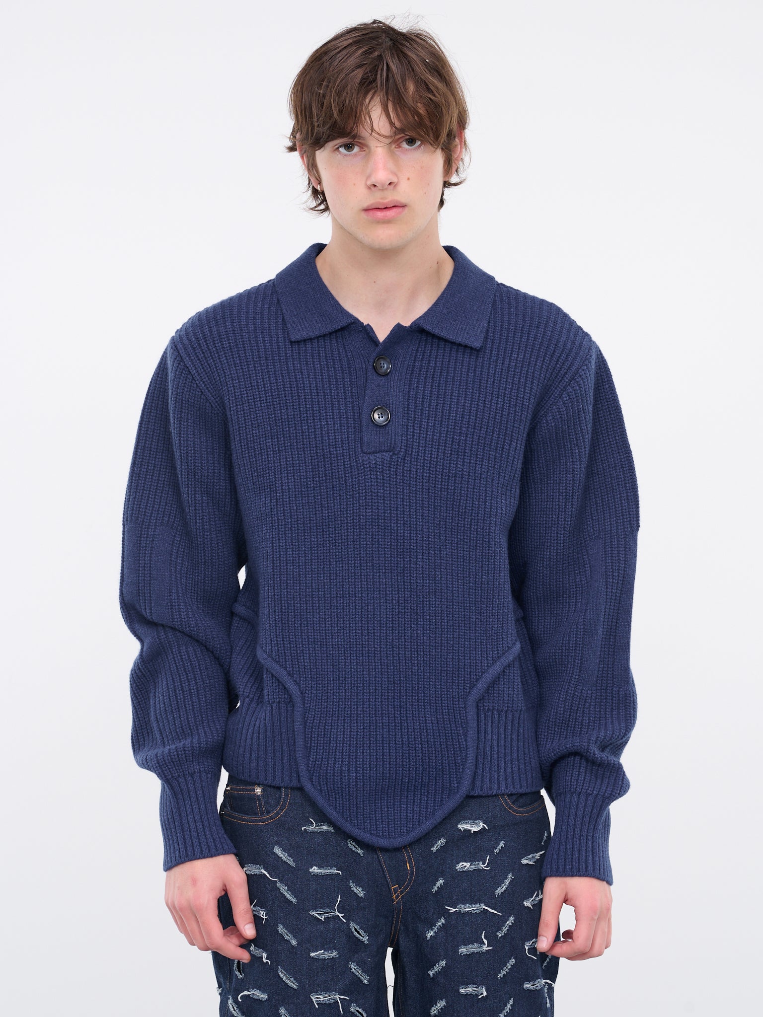Corset Sweater (NT01-NAVY)