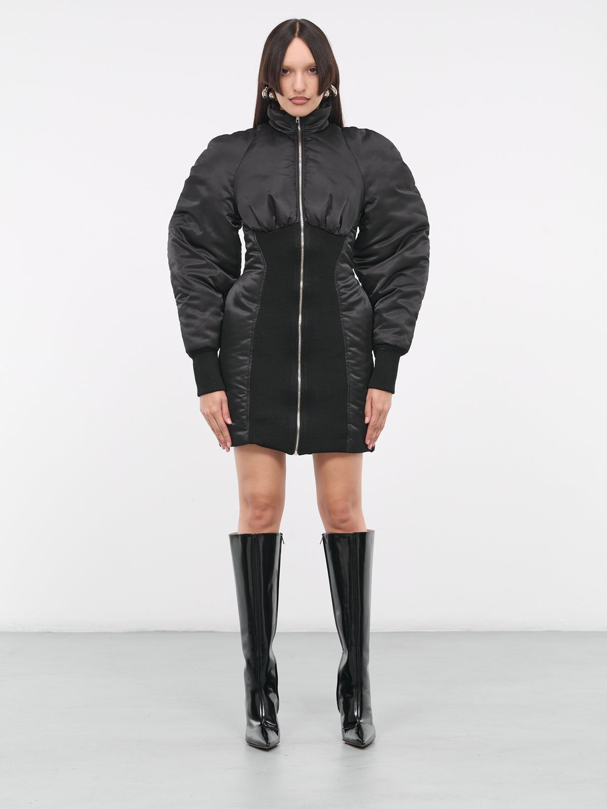 Puffer Dress (O005-BLACK)