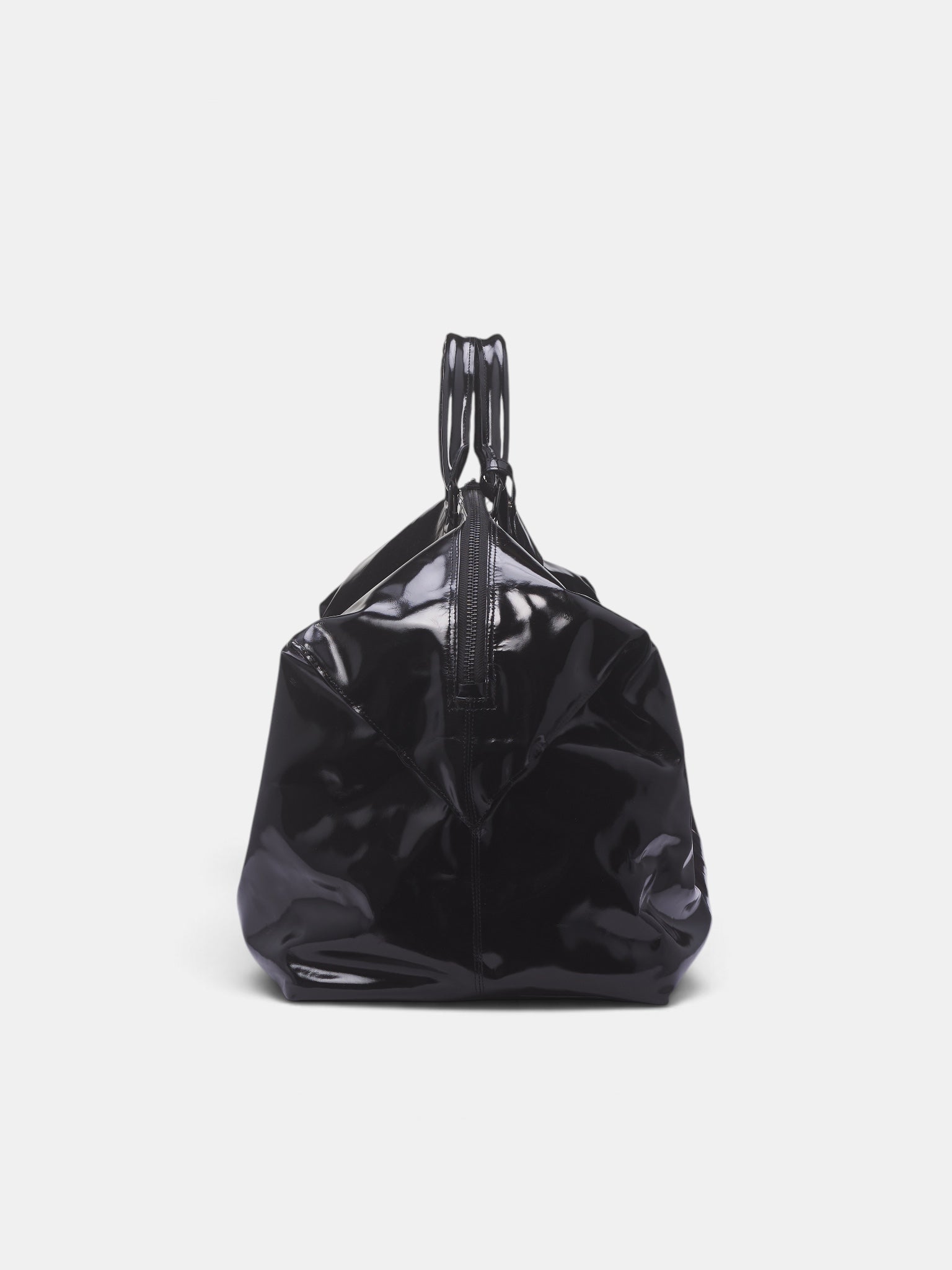 Kline Black Patent Leather Bag (OA-AW26-BAG-101-01-BLACK)