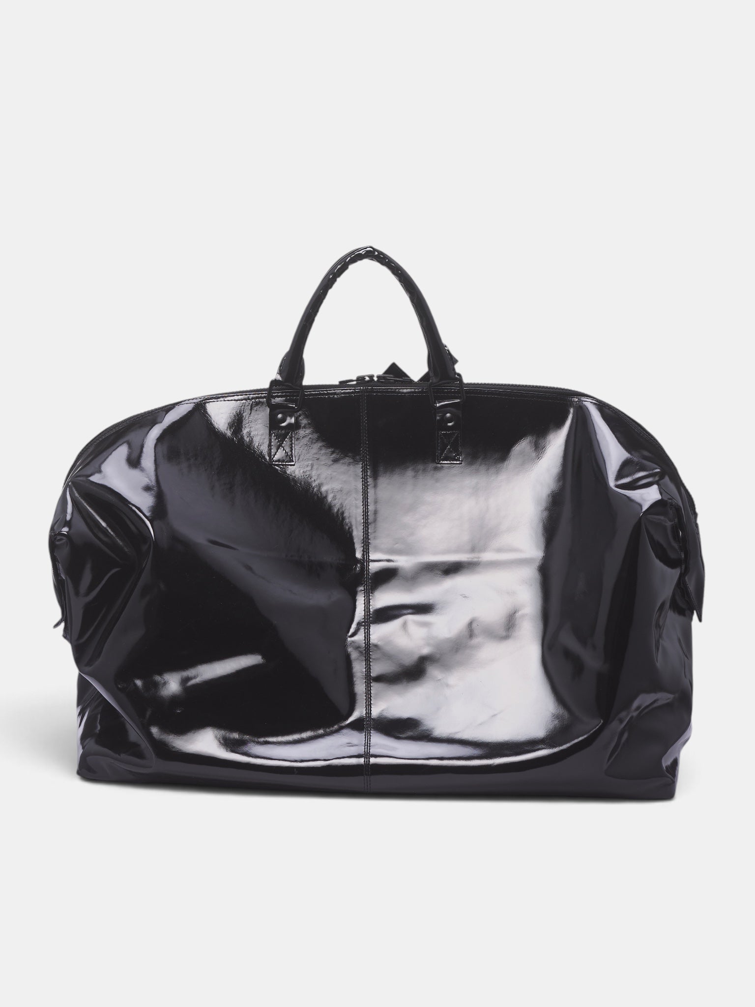 Kline Black Patent Leather Bag (OA-AW26-BAG-101-01-BLACK)